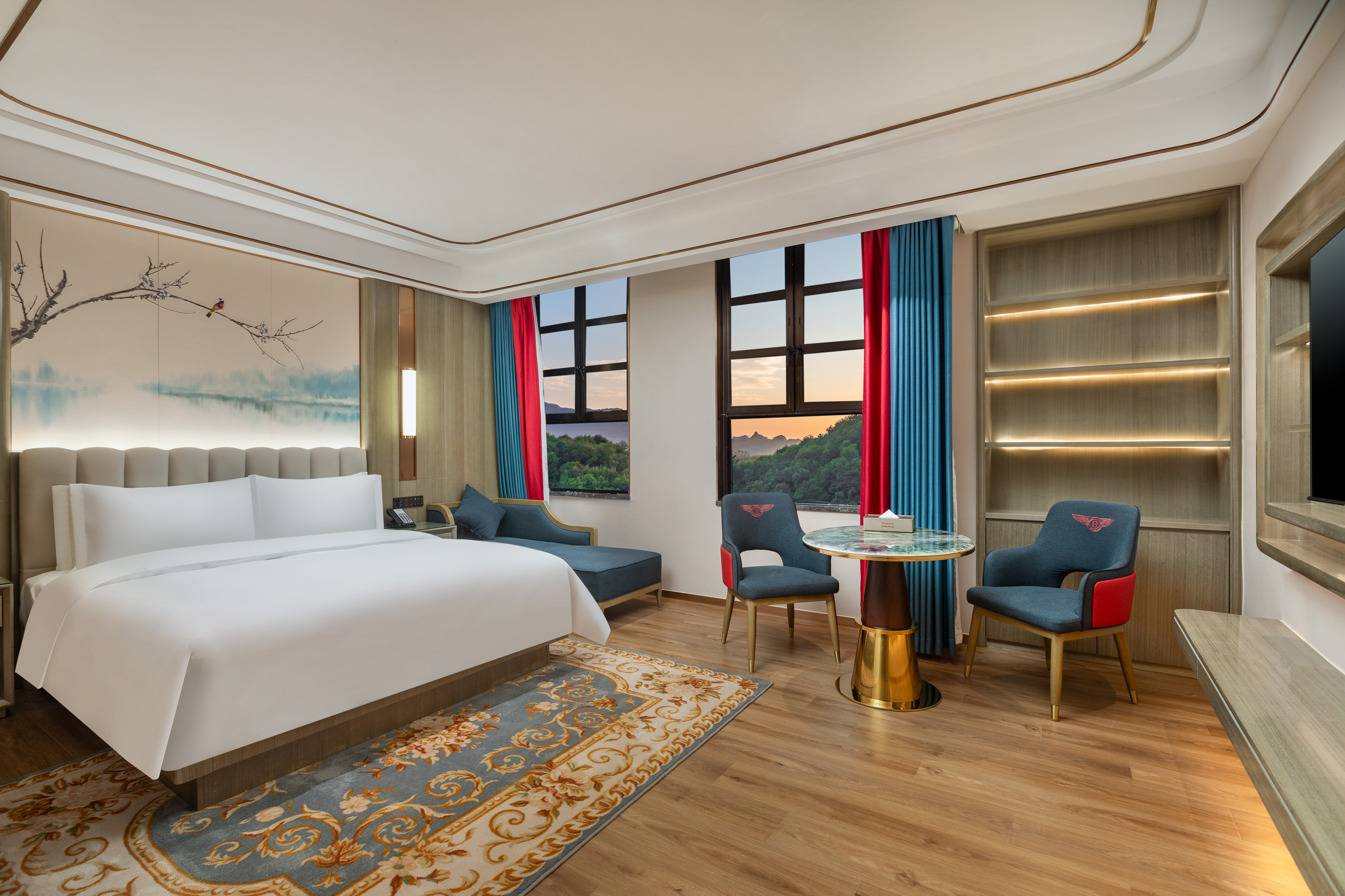 Guest room at the Ramada by Wyndham Shaoguan Danxia Mountain in Shaoguan, Other than US/Canada