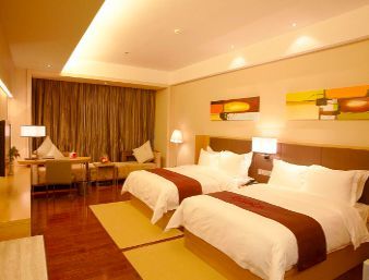 Guest room at the Ramada Plaza by Wyndham Shenzhen North in Shenzhen, Other than US/Canada