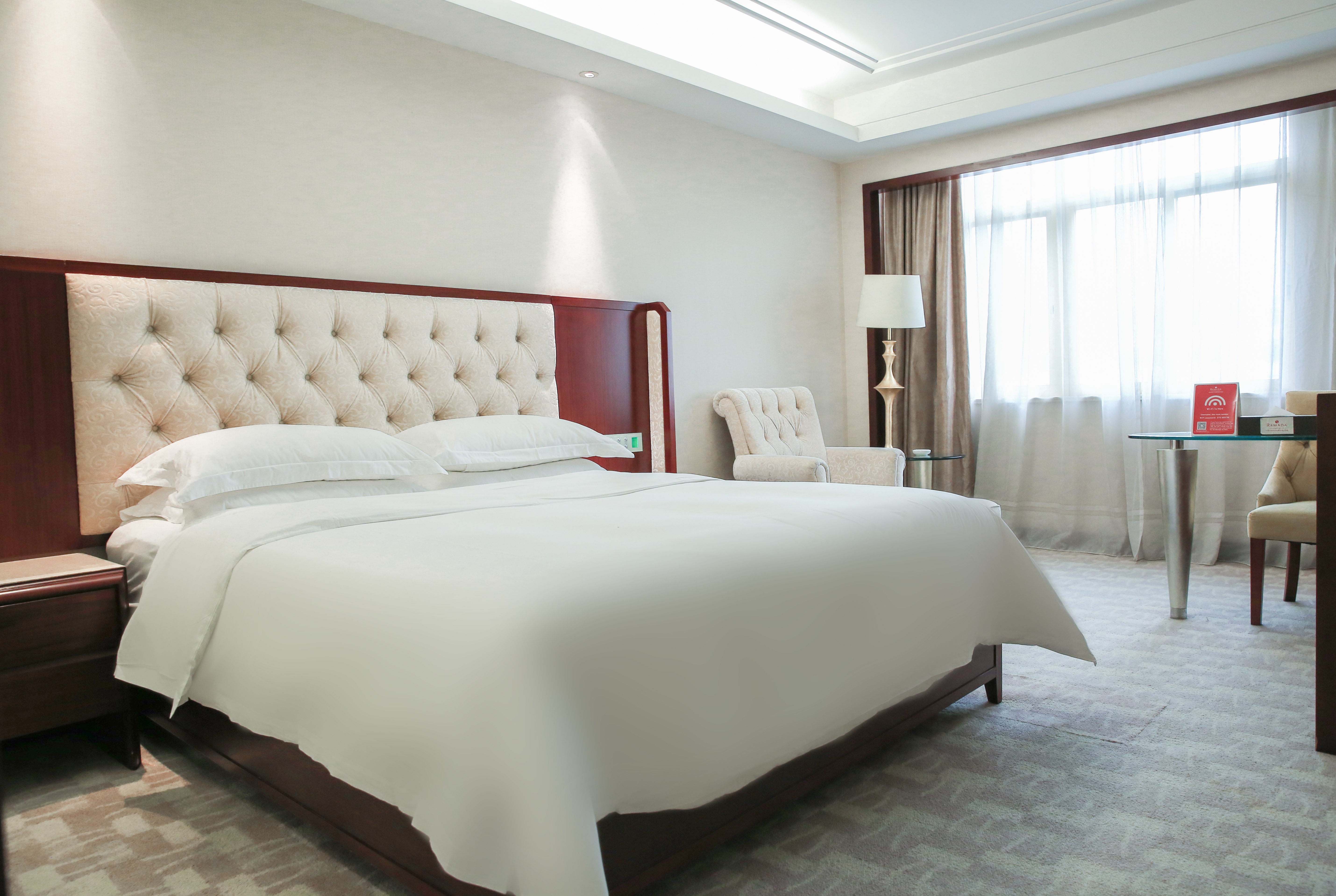 Guest room at the Ramada by Wyndham Shenzhen Baoan in Shenzhen, Other than US/Canada