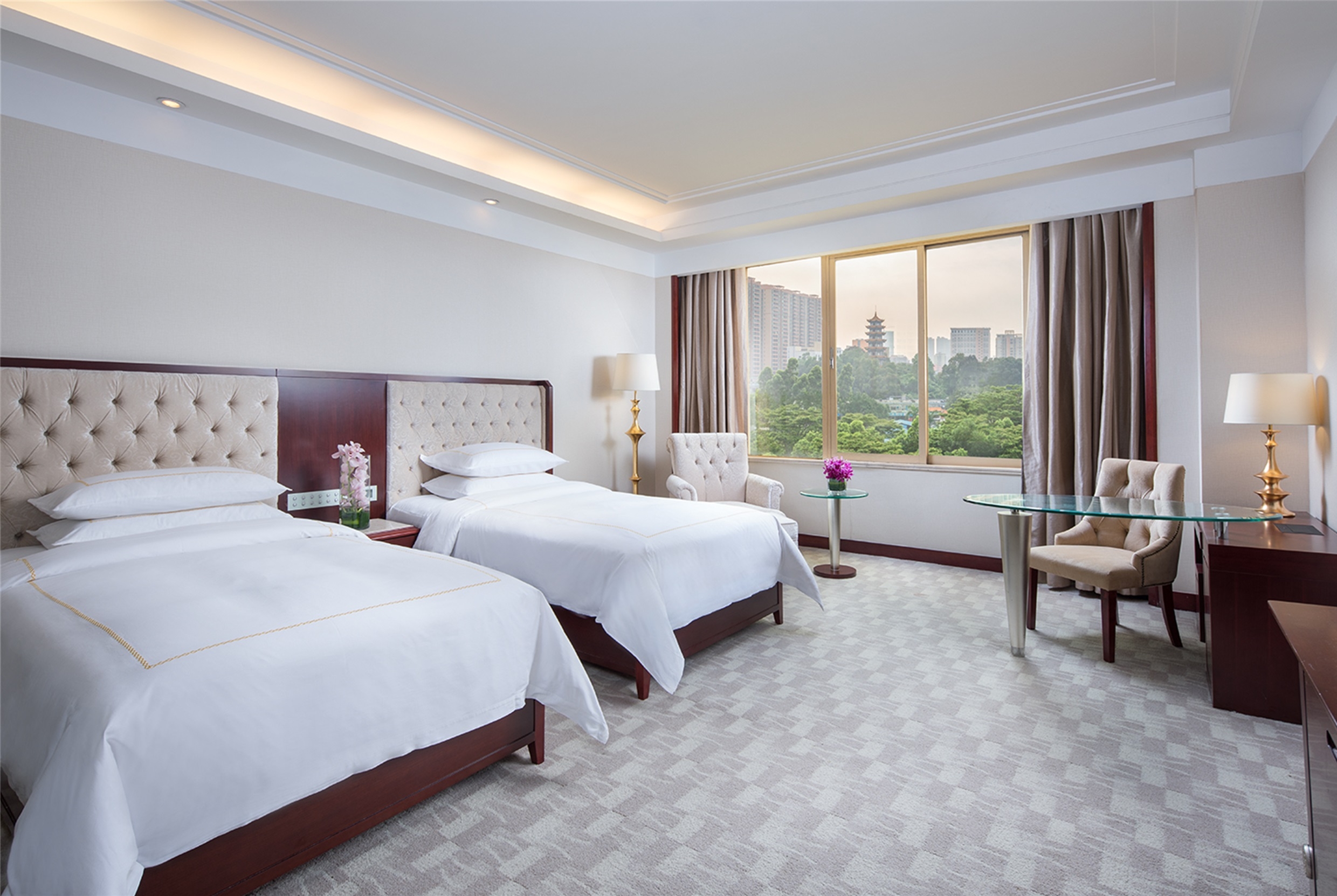 Guest room at the Ramada by Wyndham Shenzhen Baoan in Shenzhen, Other than US/Canada