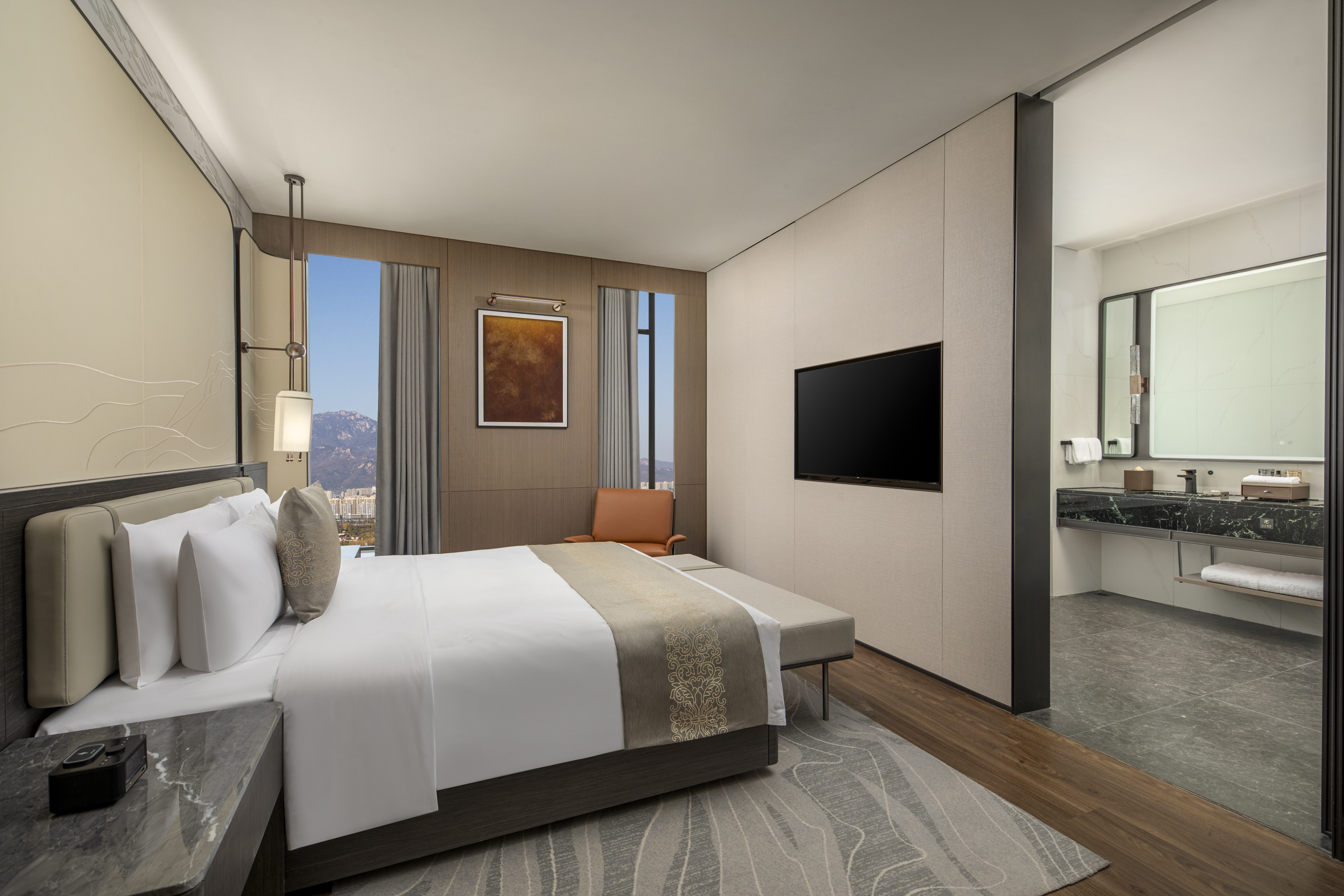 Guest room at the Ramada by Wyndham Taian Hi-tech in Taian, Other than US/Canada