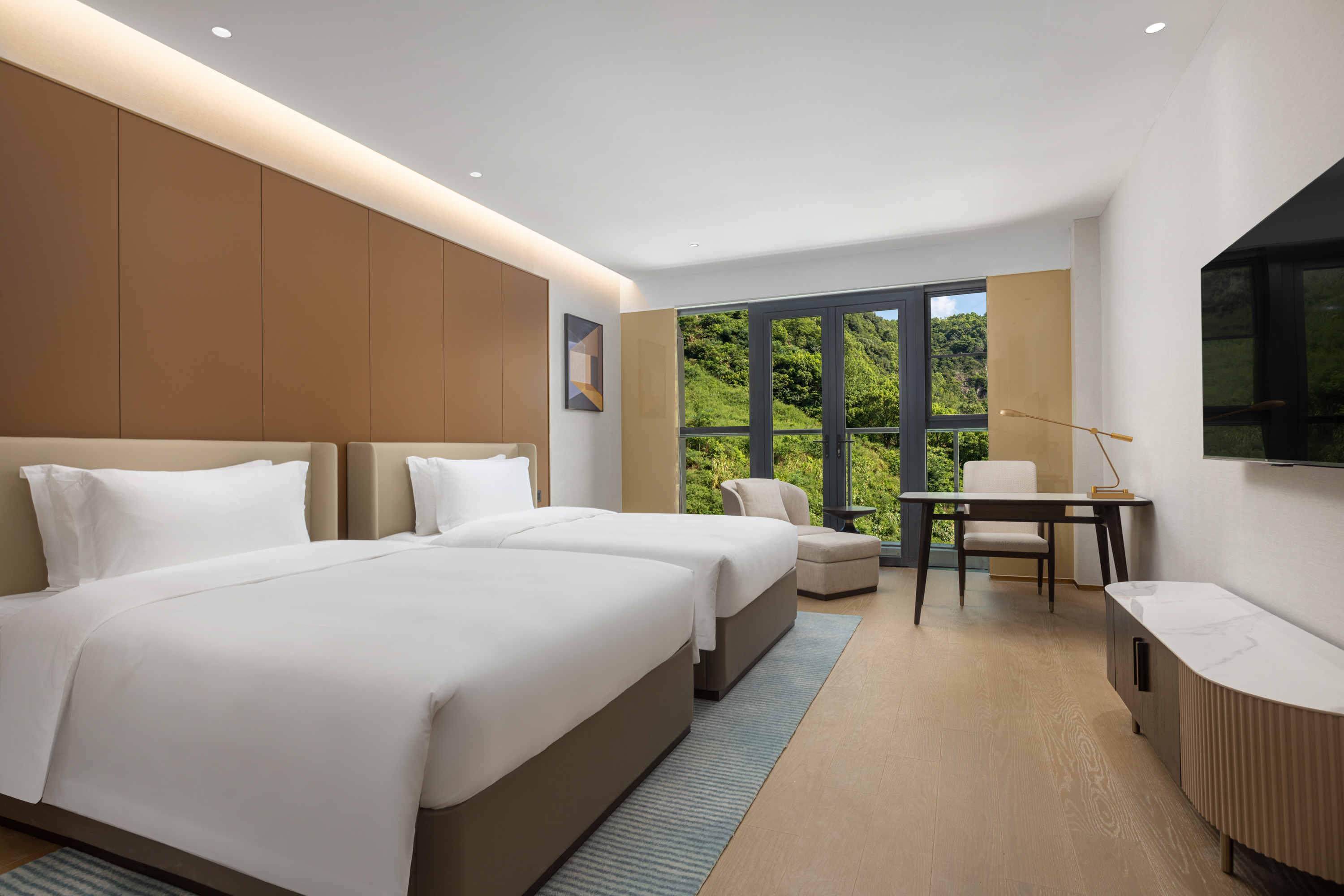 Guest room at the Ramada by Wyndham Taizhou West in Taizhou, Other than US/Canada
