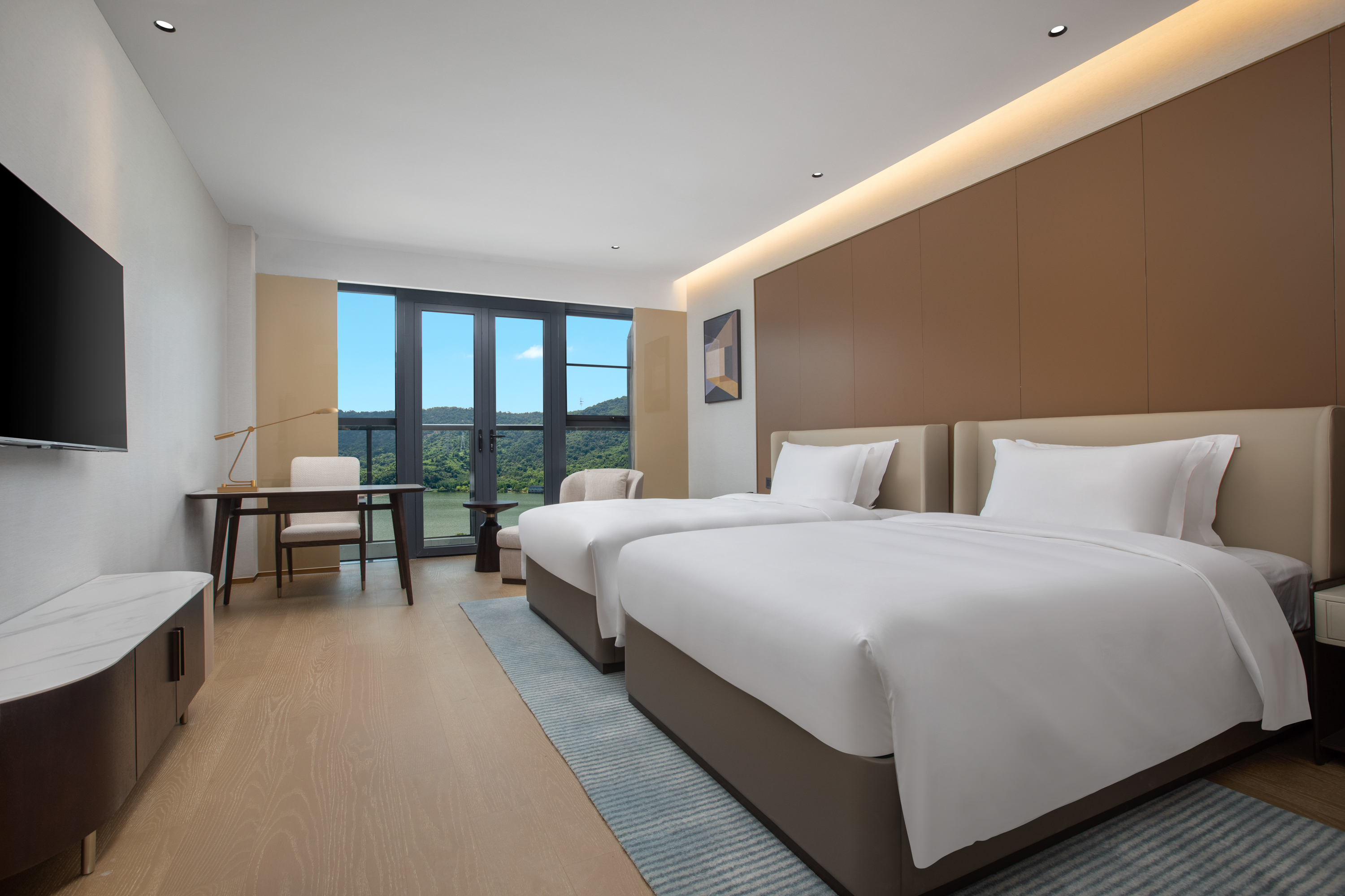 Guest room at the Ramada by Wyndham Taizhou West in Taizhou, Other than US/Canada