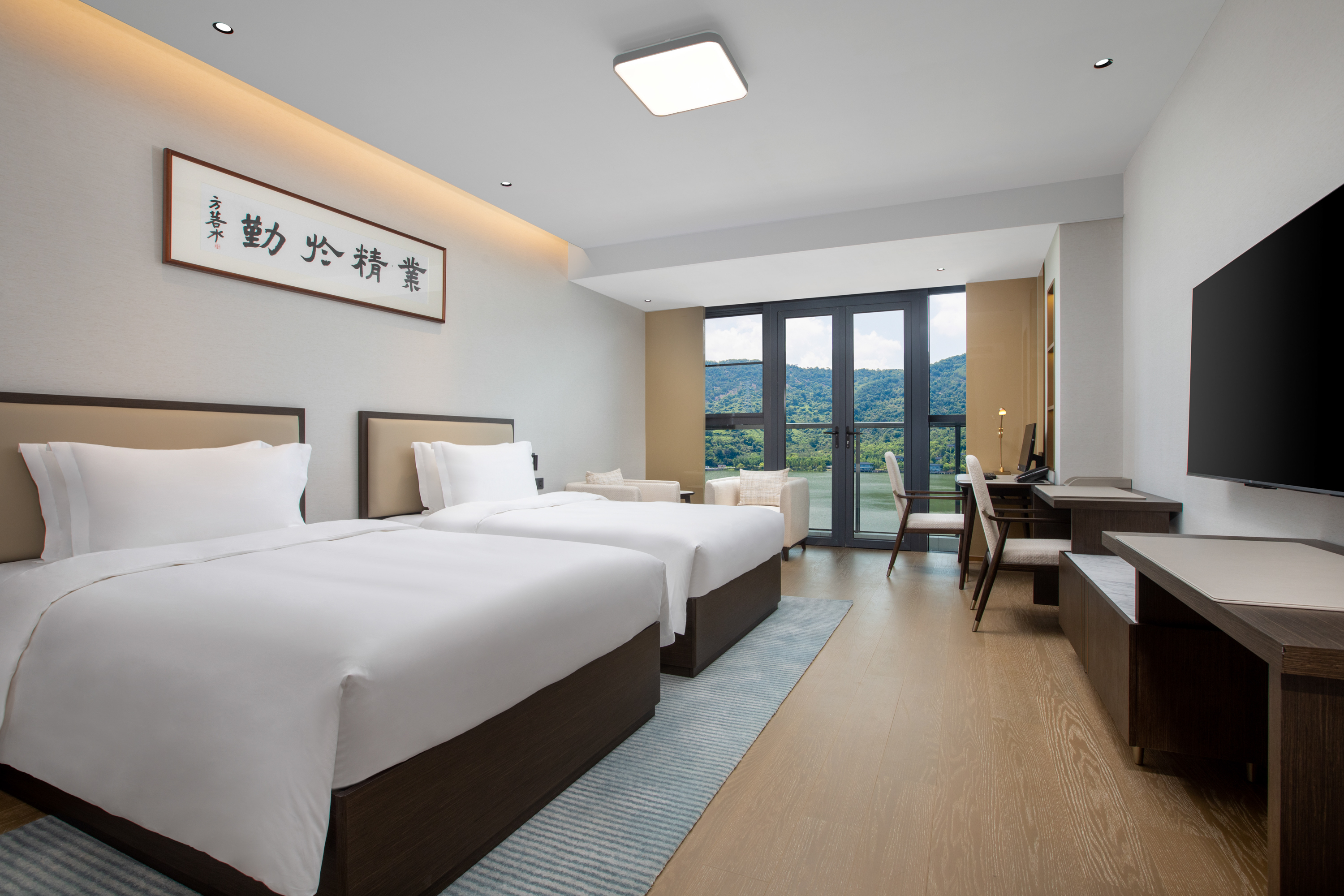 Guest room at the Ramada by Wyndham Taizhou West in Taizhou, Other than US/Canada