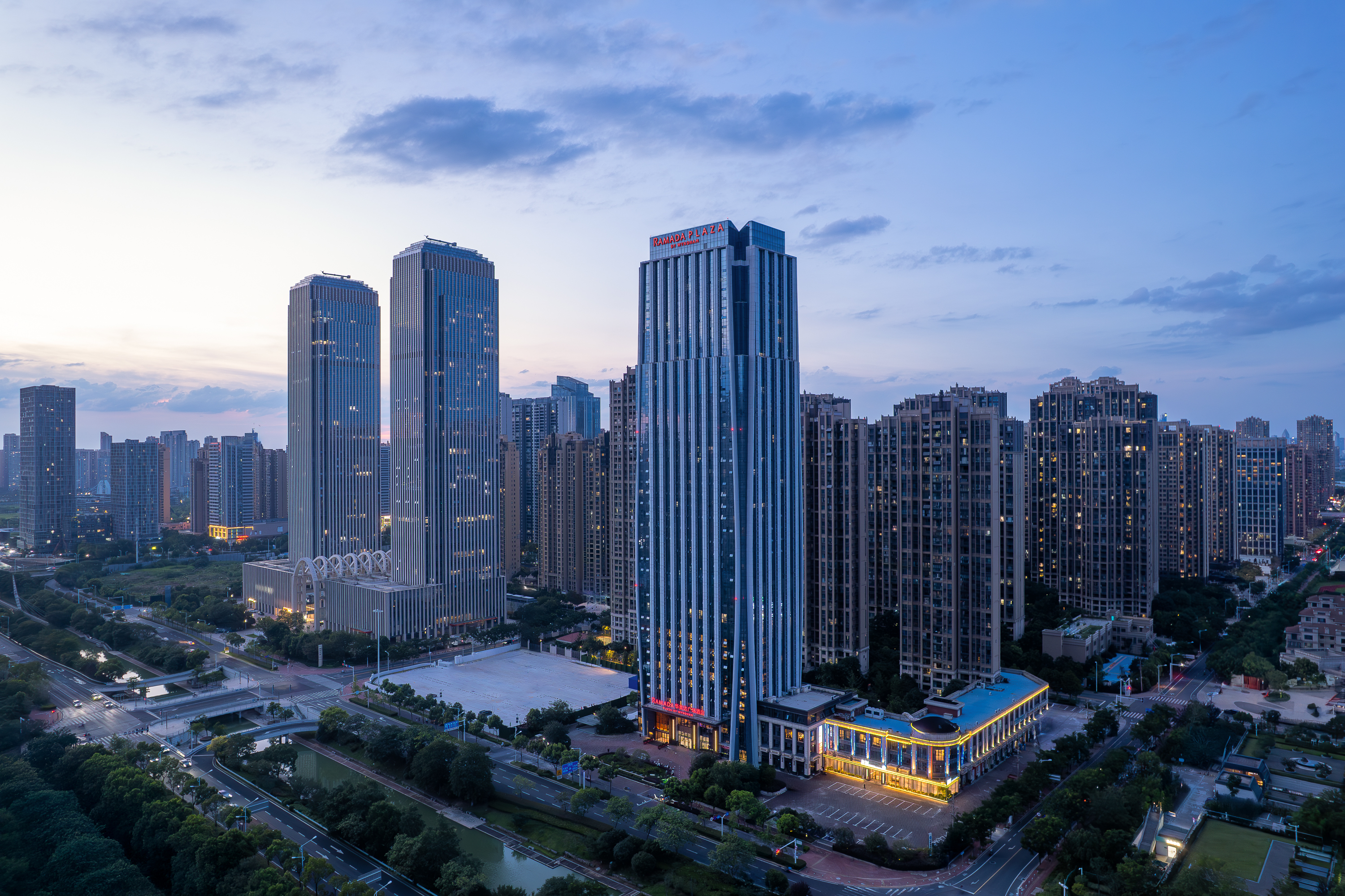 Exterior of Ramada Plaza By Wyndham Wuhan Hanyang hotel in Wuhan, Other than US/Canada