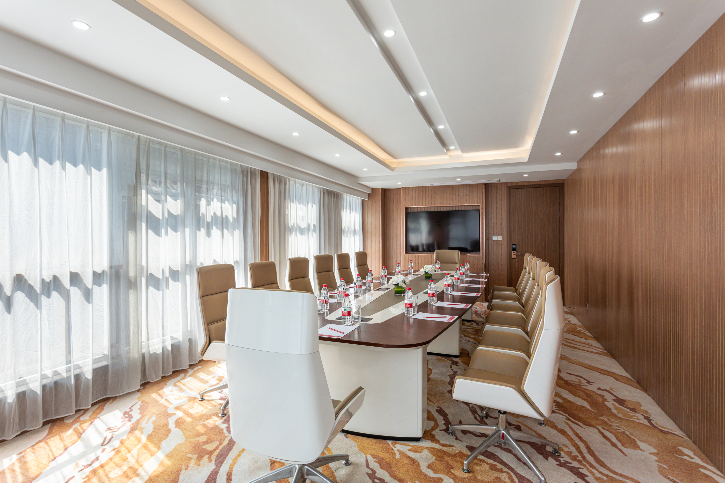 Meeting room at Ramada by Wyndham Wuhan Qingshan in Wuhan, Other than US/Canada