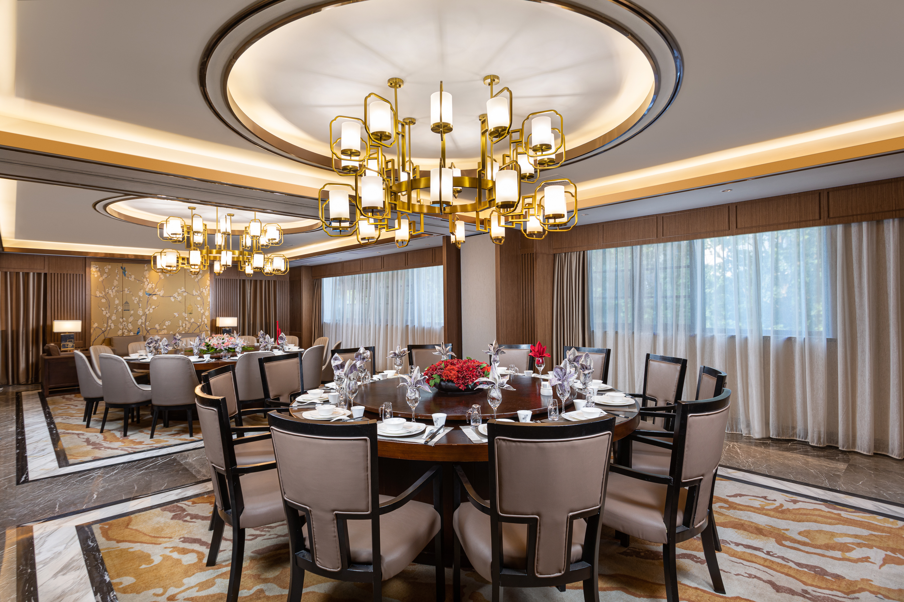 Ramada by Wyndham Wuhan Qingshan restaurant private dining area in Wuhan, Other than US/Canada