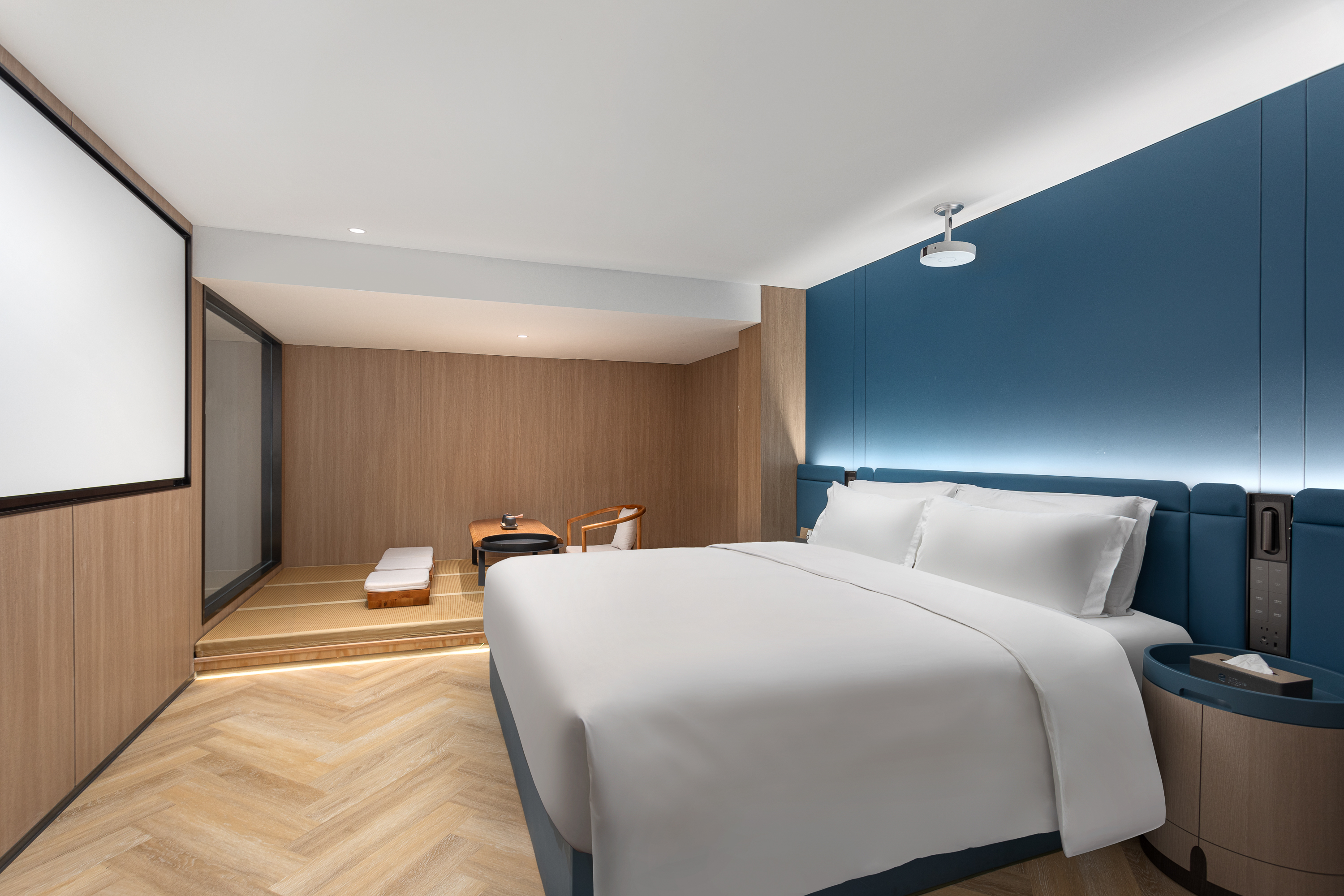 Guest room at the Ramada Encore by Wyndham Wuhan Int'l Conference Center in Wuhan, Other than US/Canada