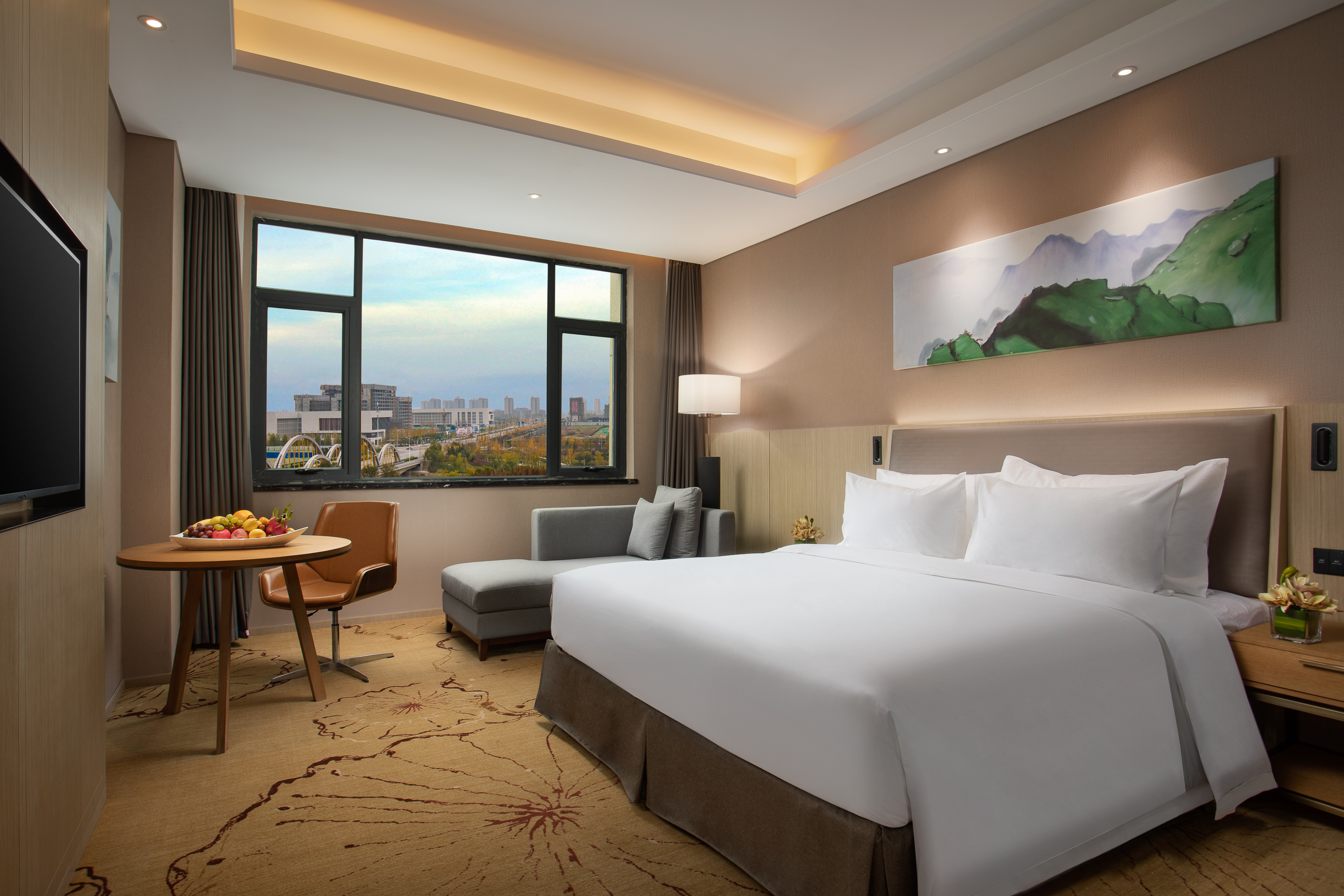 Guest room at the Ramada by Wyndham Zhengzhou Xinzheng in Xinzheng, Other than US/Canada