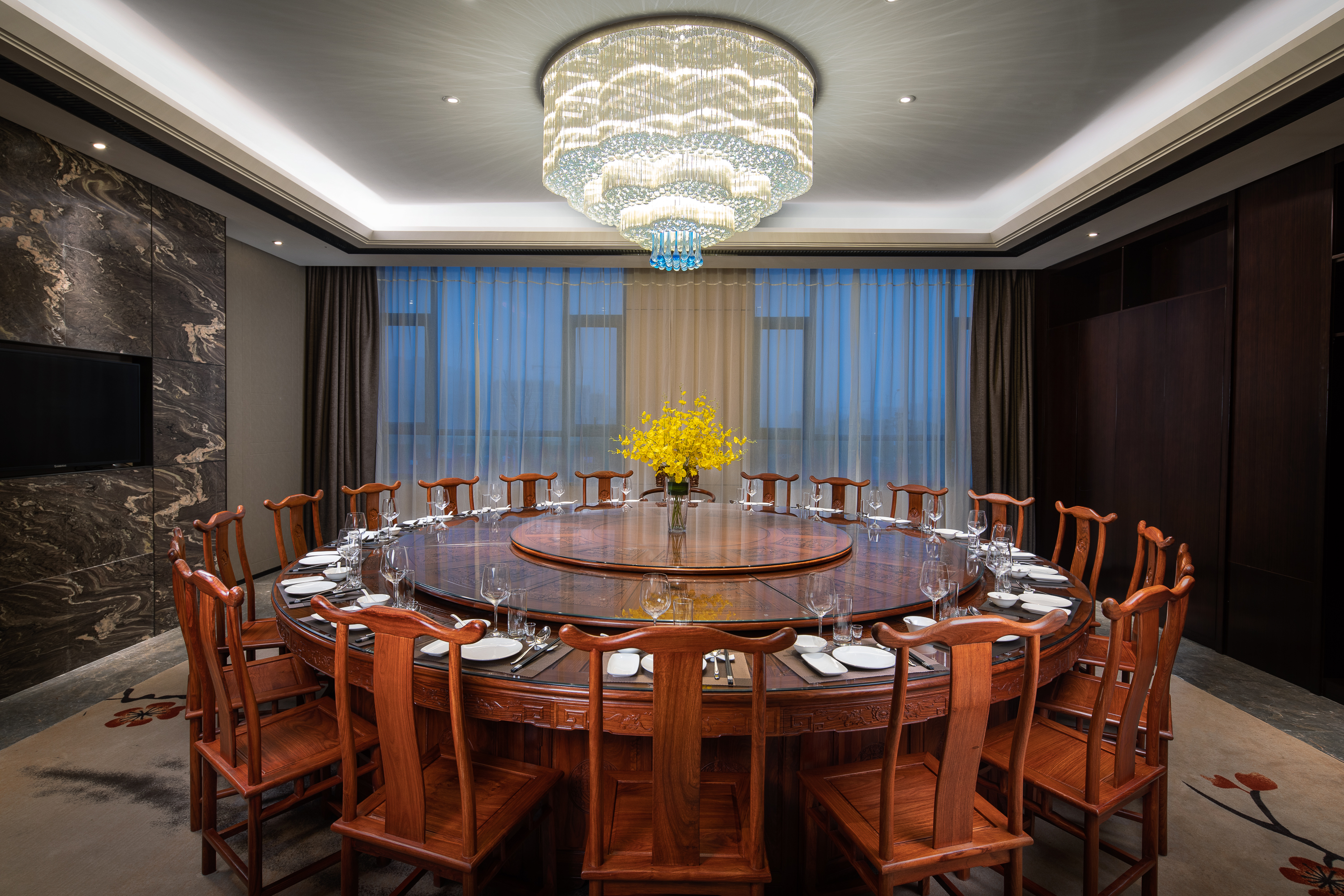 Ramada by Wyndham Zhengzhou Xinzheng restaurant private dining area in Xinzheng, Other than US/Canada