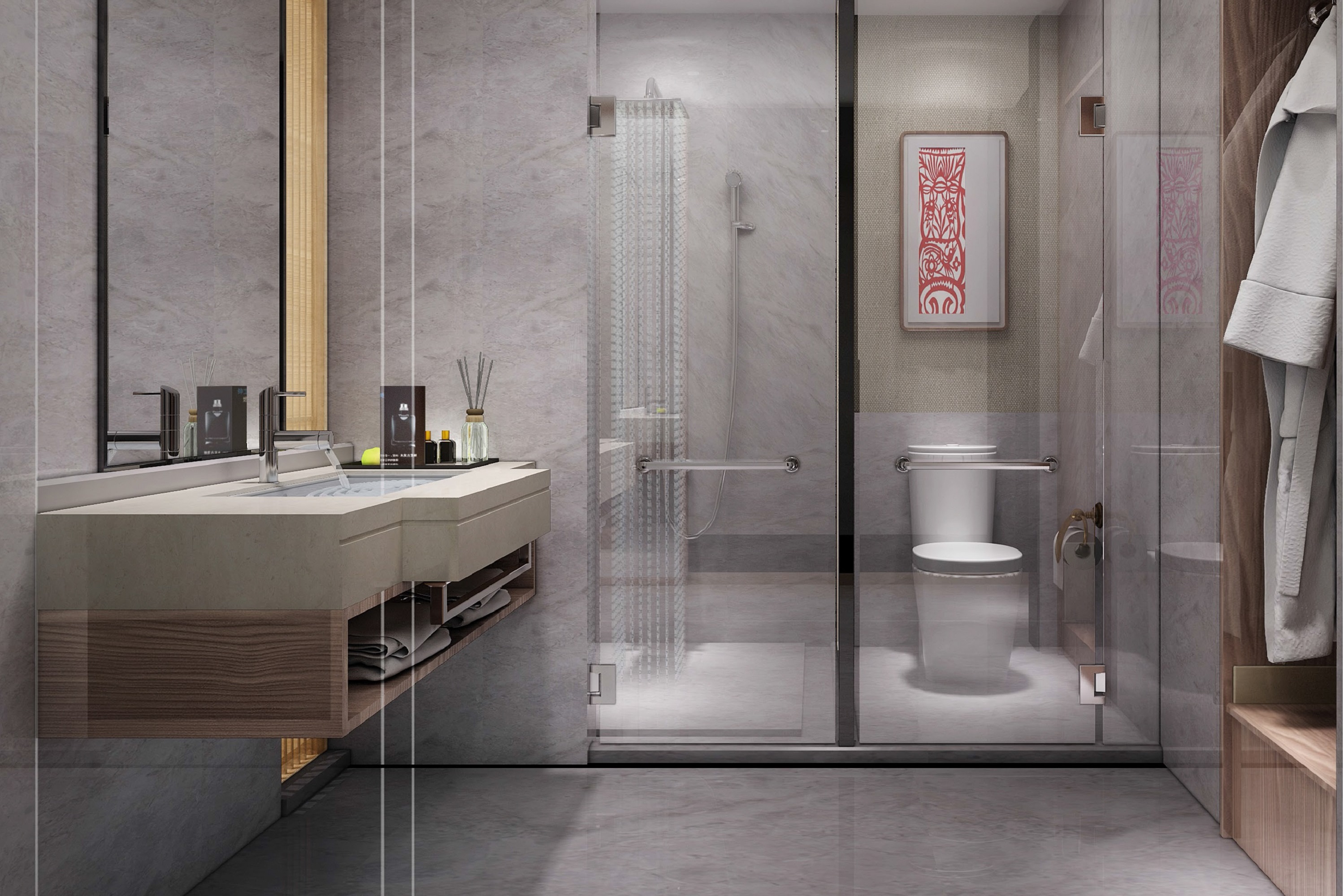 Guest room at the Ramada Encore by Wyndham Zhangpu in Zhangzhou, Other than US/Canada