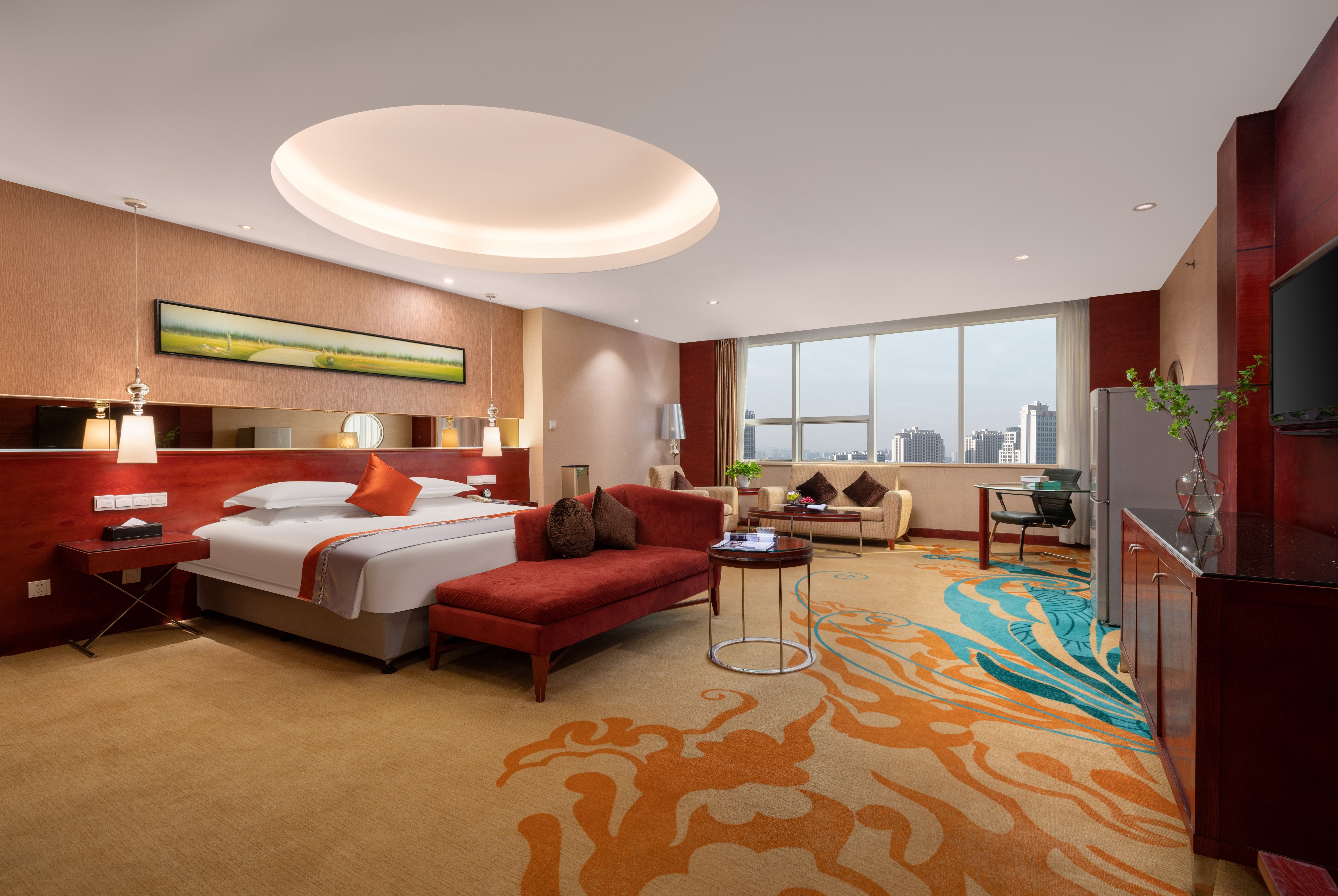Guest room at the Ramada by Wyndham Zibo in Zibo, Other than US/Canada
