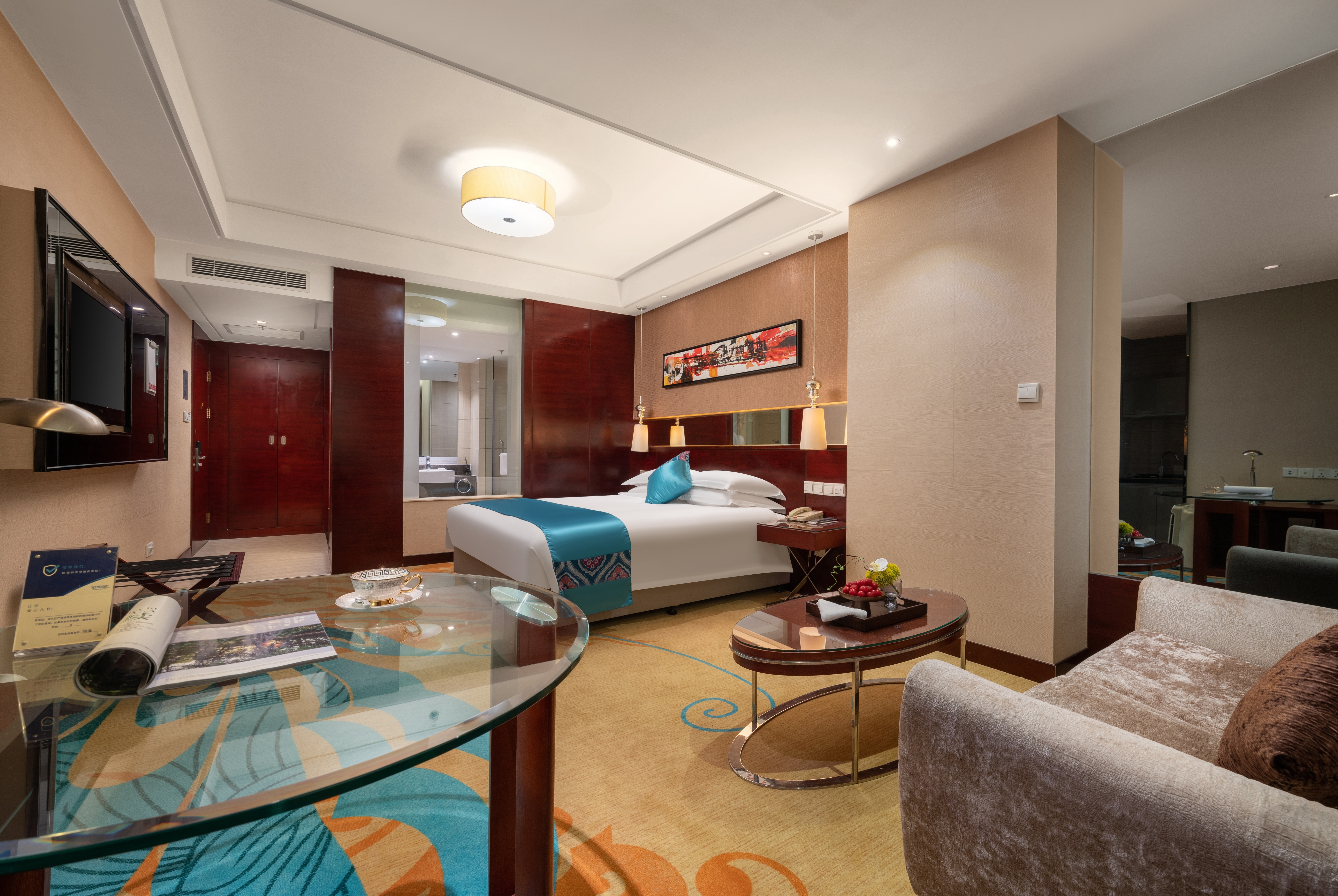 Guest room at the Ramada by Wyndham Zibo in Zibo, Other than US/Canada