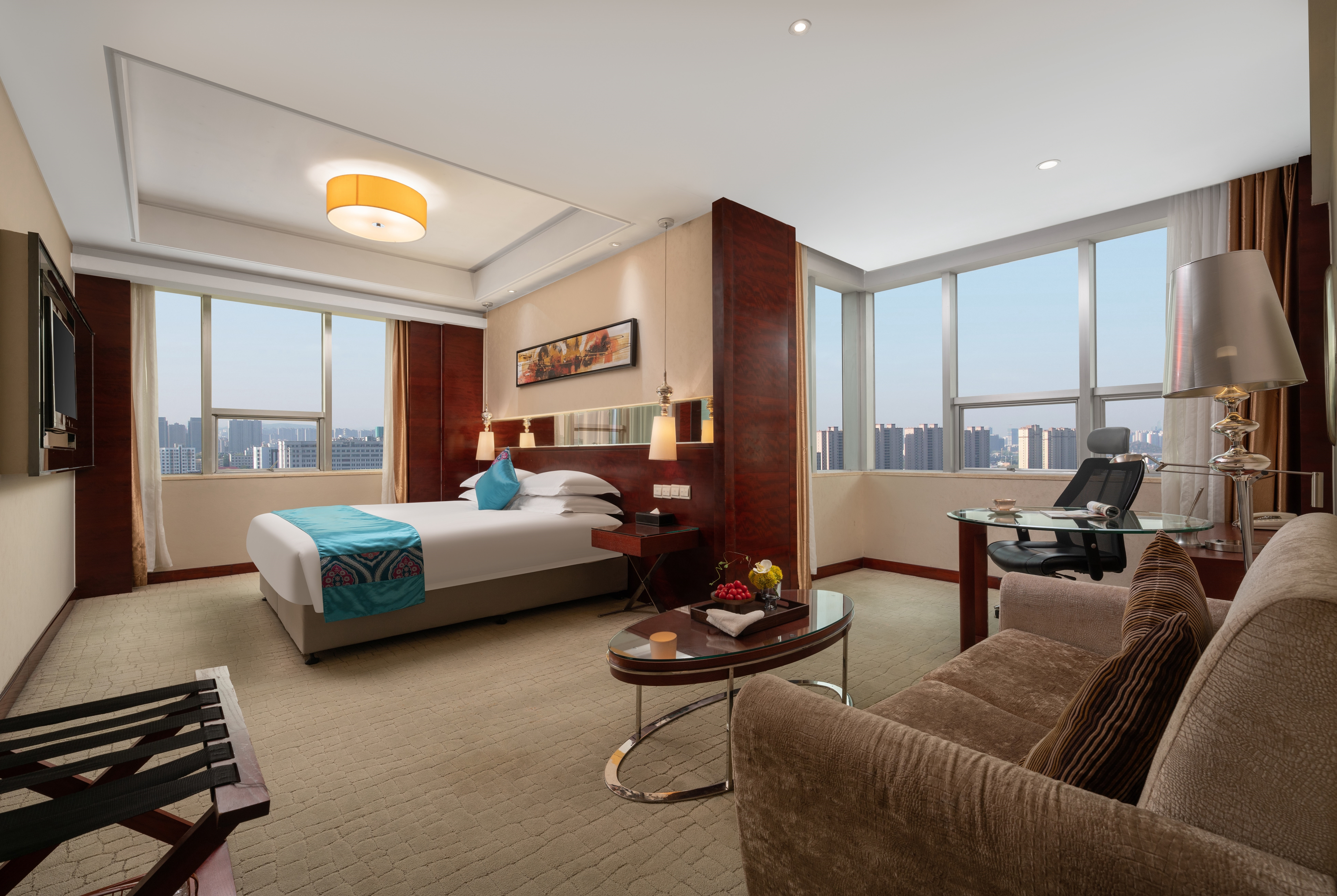 Guest room at the Ramada by Wyndham Zibo in Zibo, Other than US/Canada