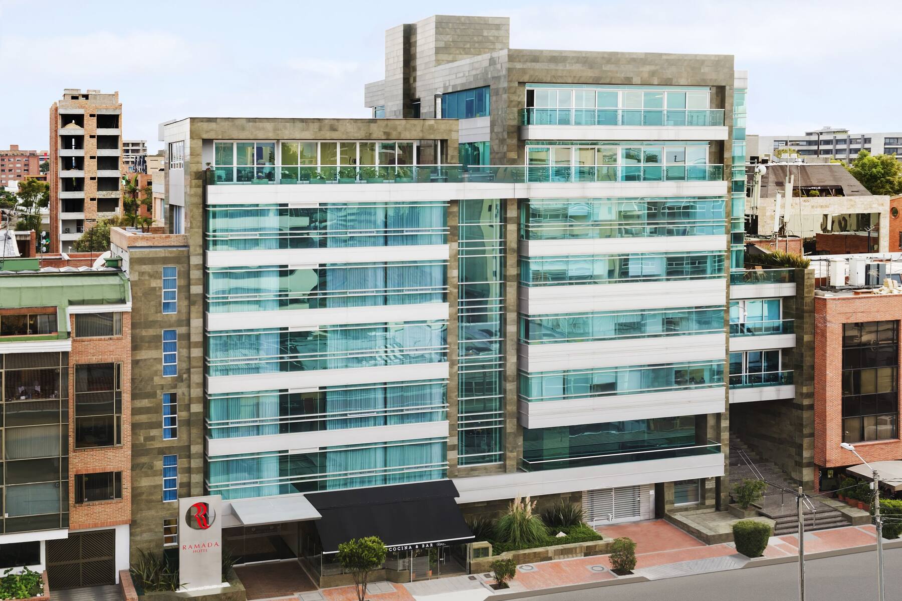 Exterior of Ramada Bogota Parque 93 hotel in Bogota, Other than US/Canada Exterior of Ramada Bogota Parque 93 hotel in Bogota, Other than US/Canada