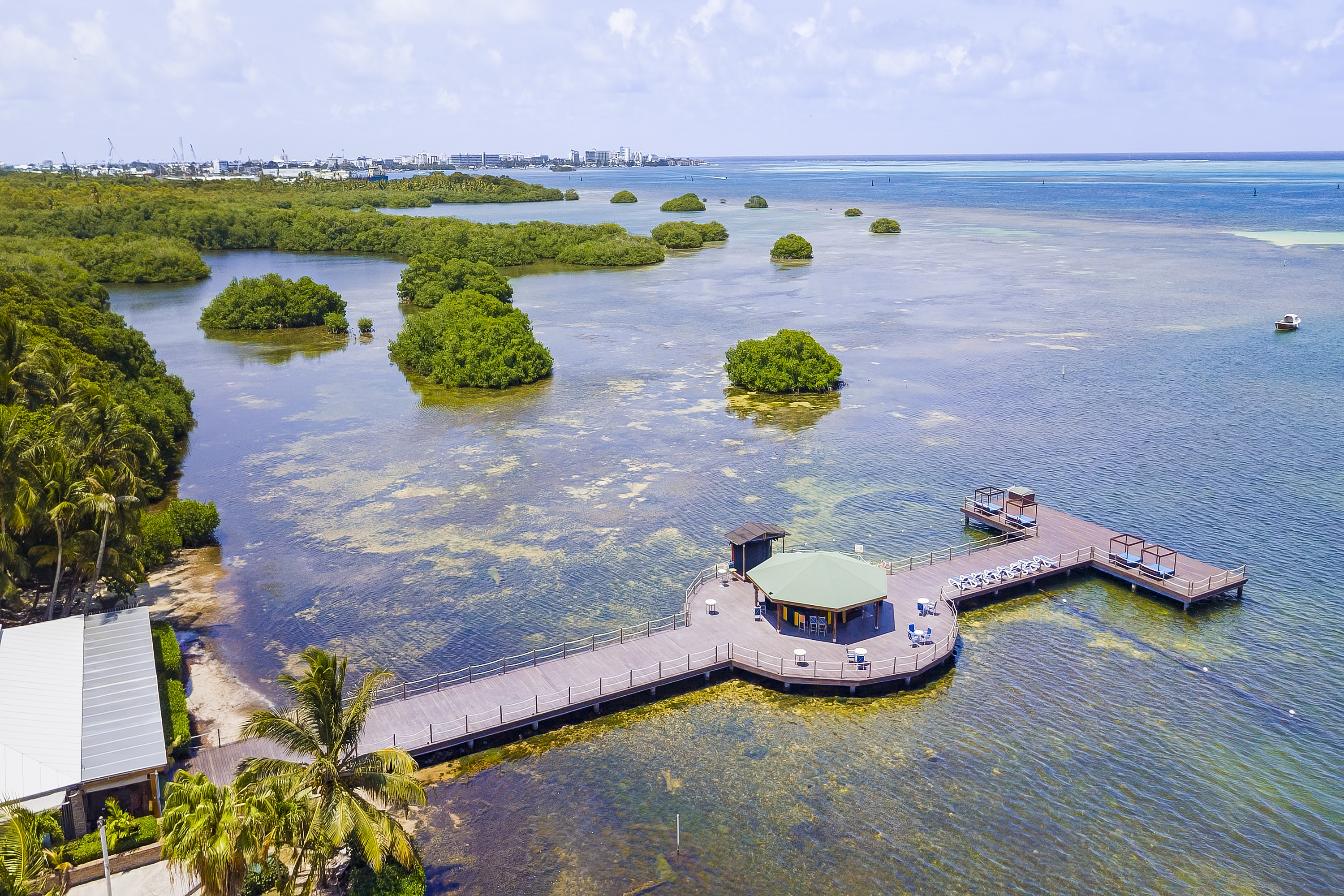 Aerial View of Decameron Marazul, A Ramada All Inclusive hotel in San Andres, Other than US/Canada