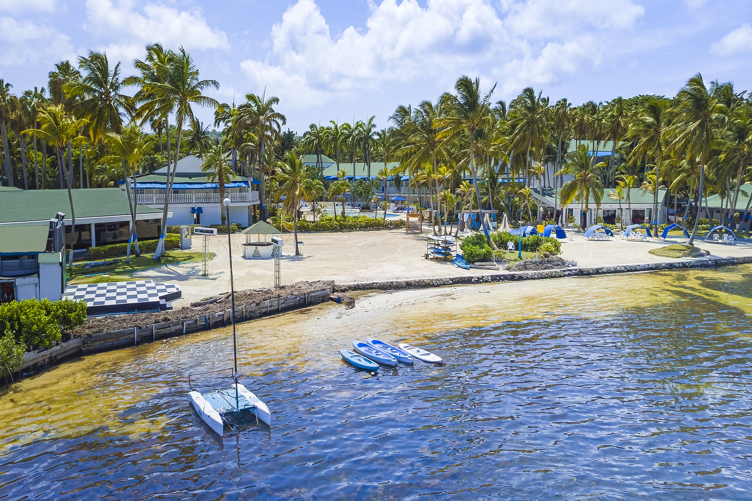 Aerial View of Decameron Marazul, A Ramada All Inclusive hotel in San Andres, Other than US/Canada