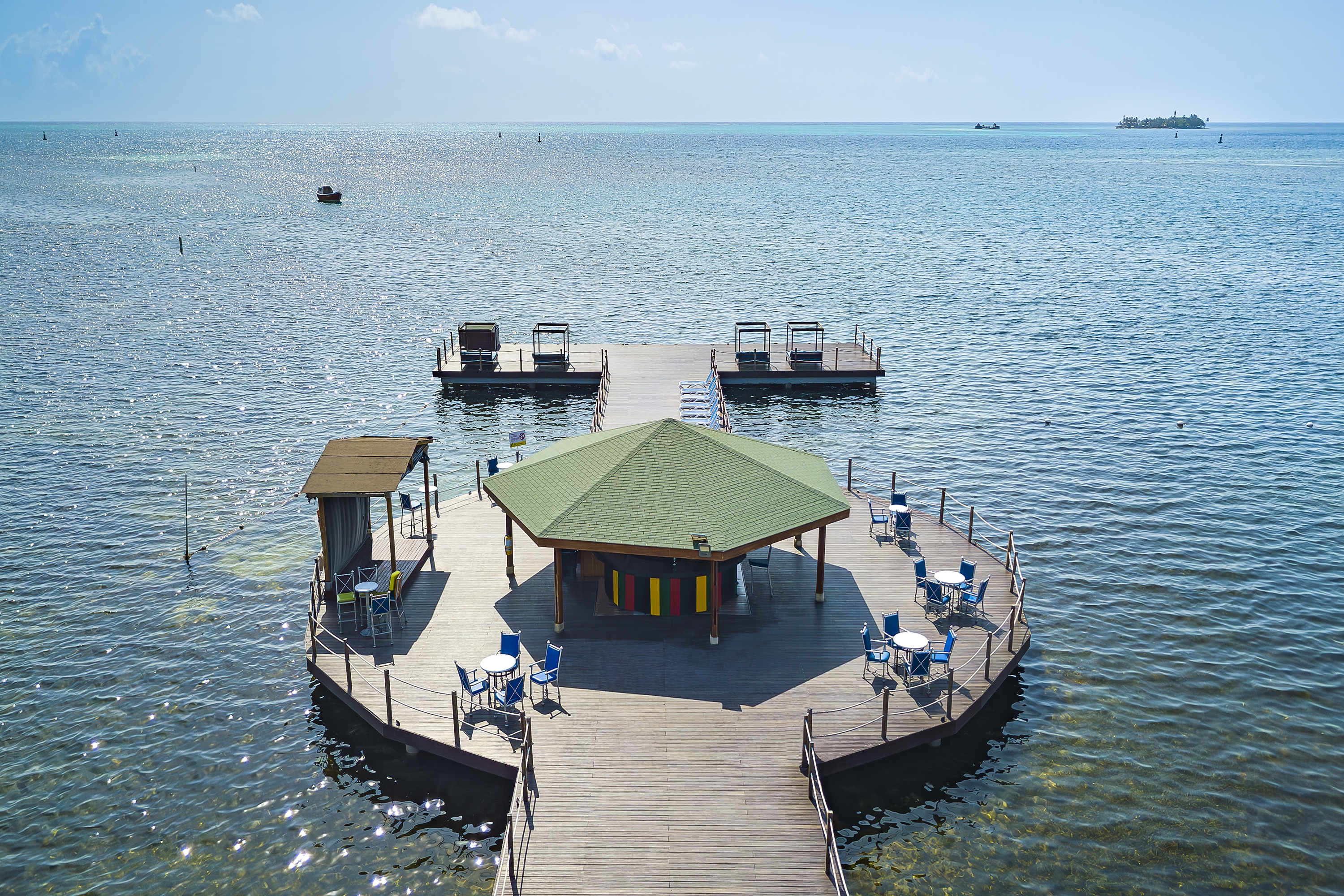 Aerial View of Decameron Marazul, A Ramada All Inclusive hotel in San Andres, Other than US/Canada