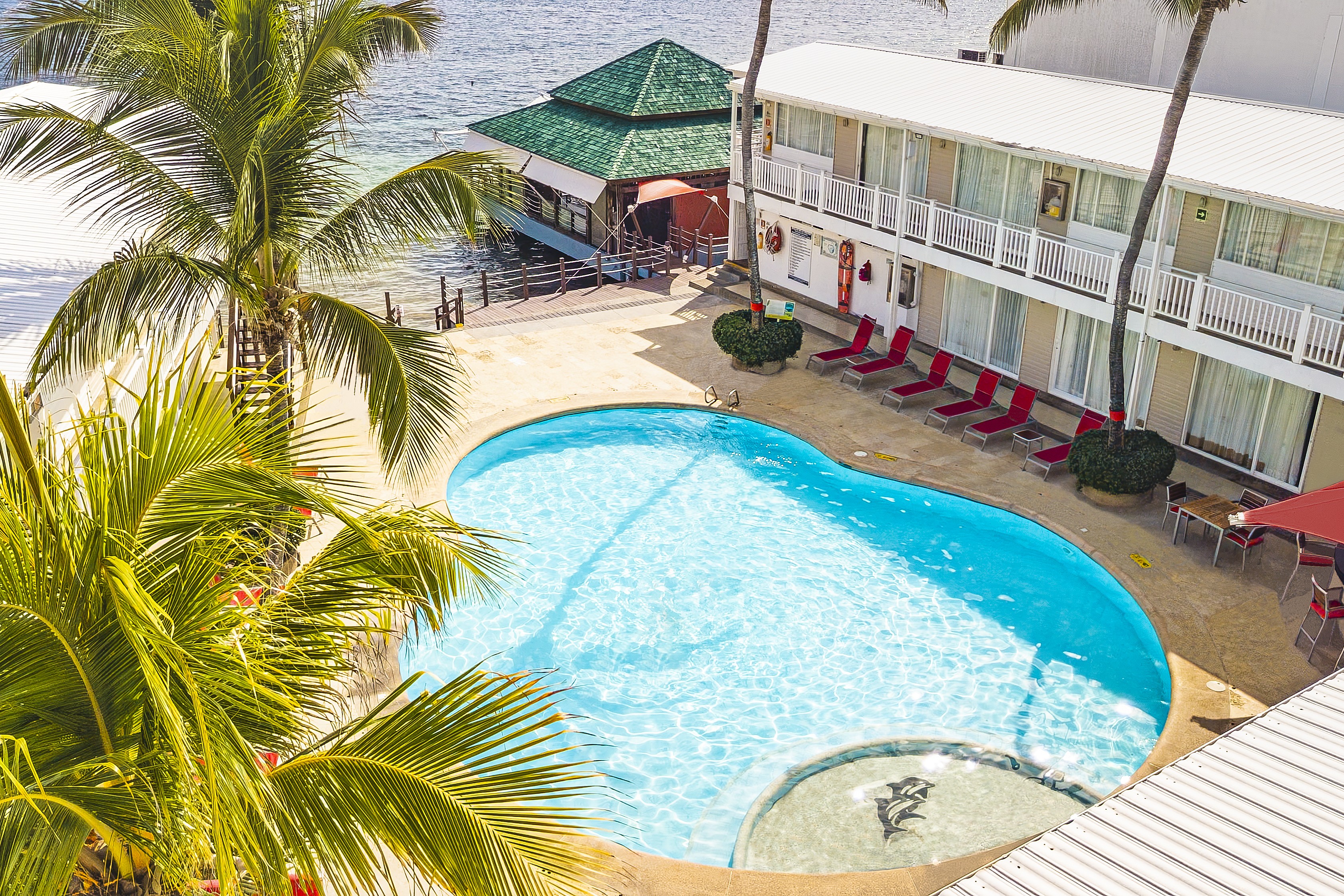 Exterior of Decameron Los Delfines, A Ramada All Inclusive hotel in San Andres, Other than US/Canada
