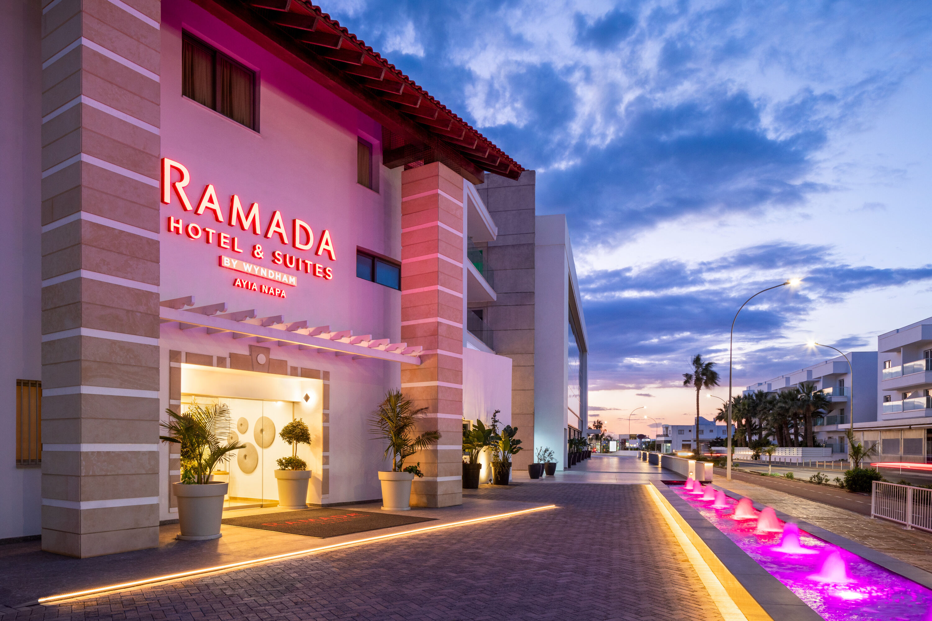 Exterior of Ramada Hotel & Suites by Wyndham Ayia Napa hotel in Famagusta, Other than US/Canada
