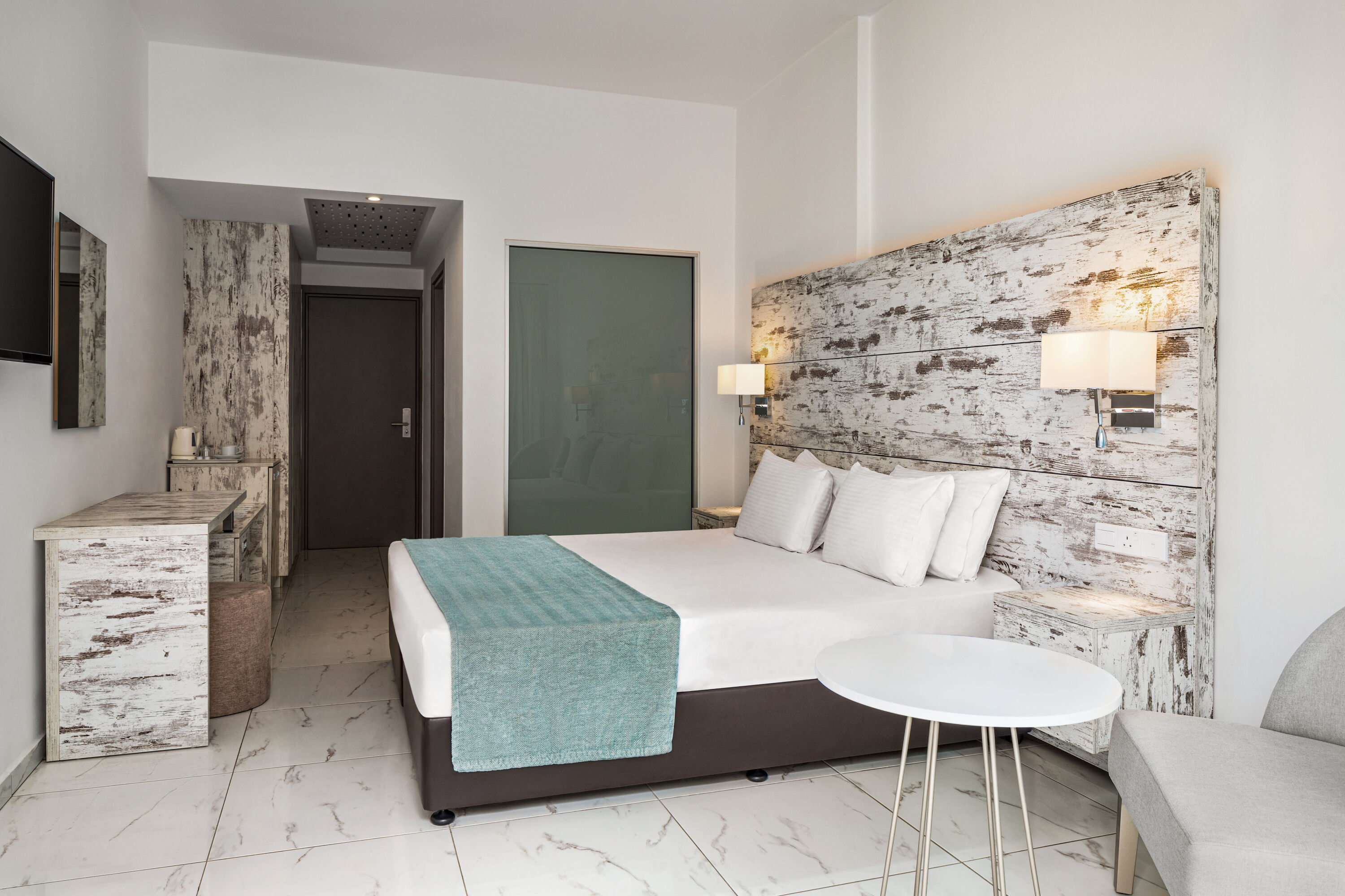 Guest room at the Ramada Hotel & Suites by Wyndham Ayia Napa in Famagusta, Other than US/Canada