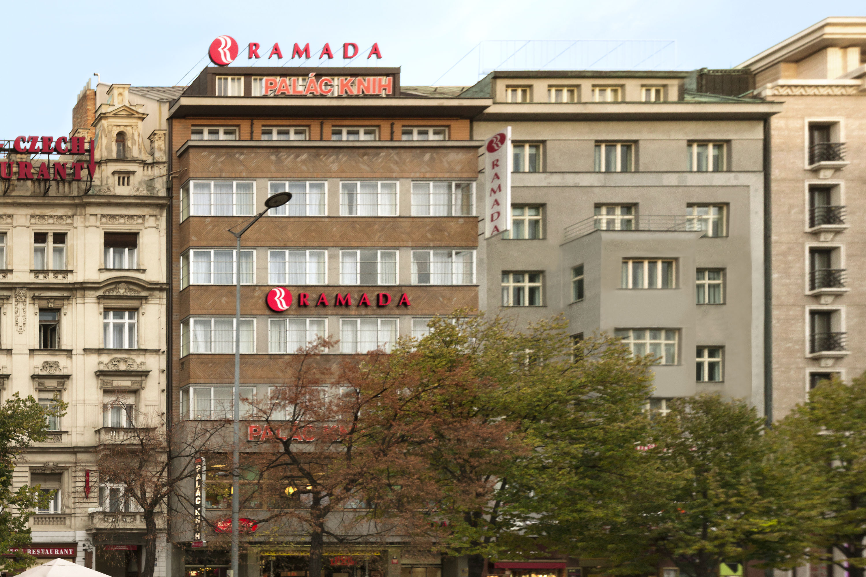 Exterior of Ramada by Wyndham Prague City Centre hotel in Prague, Other than US/Canada