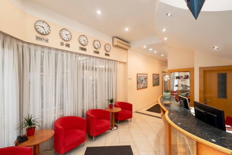 Ramada Prague City Centre hotel lobby in Prague, Other than US/Canada
