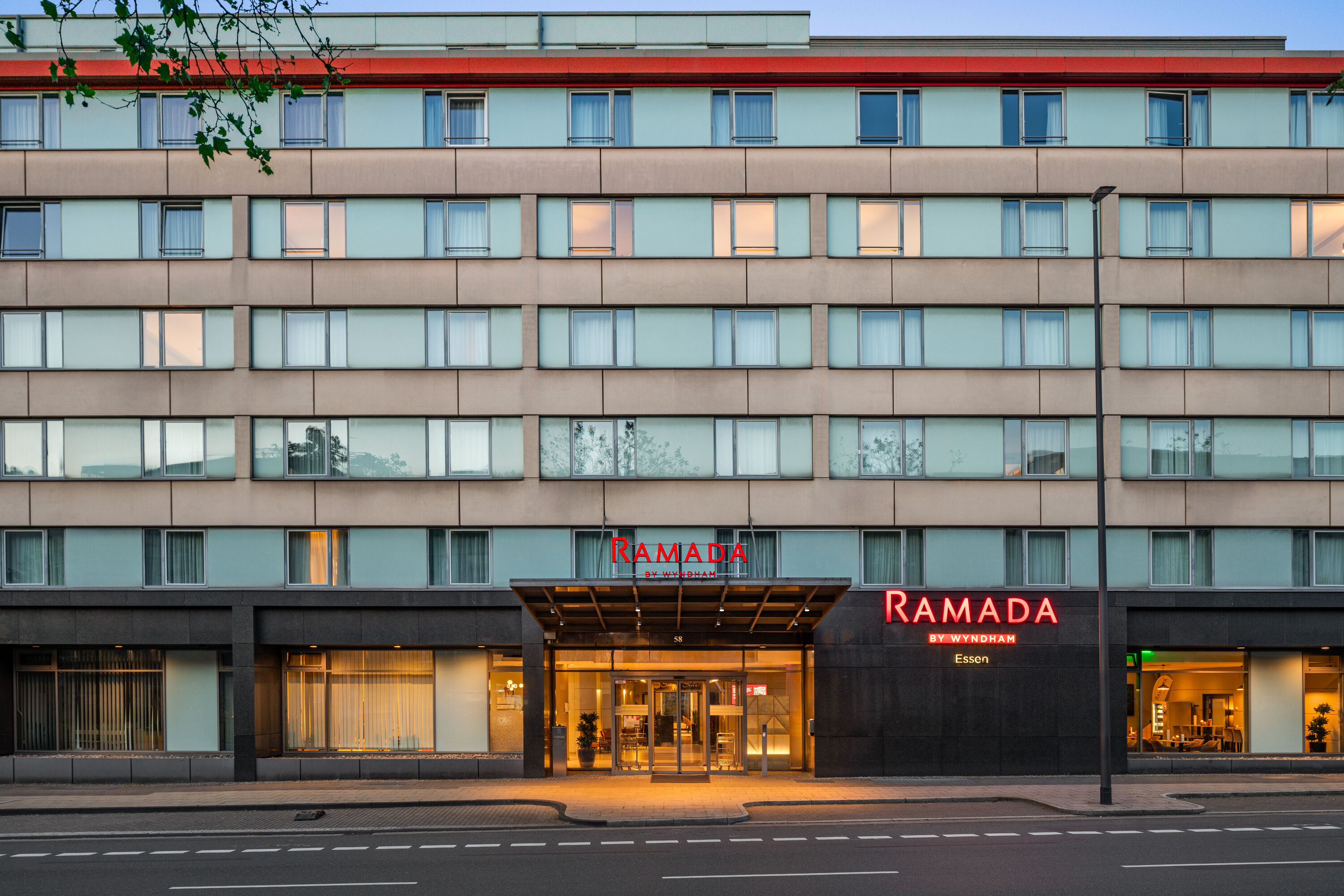 Exterior of Ramada by Wyndham Essen hotel in Essen, Other than US/Canada