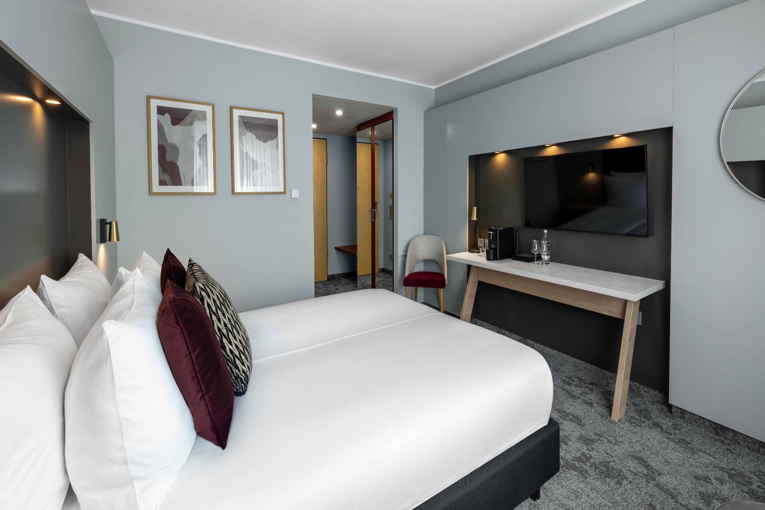Guest room at the Ramada by Wyndham Essen in Essen, Other than US/Canada