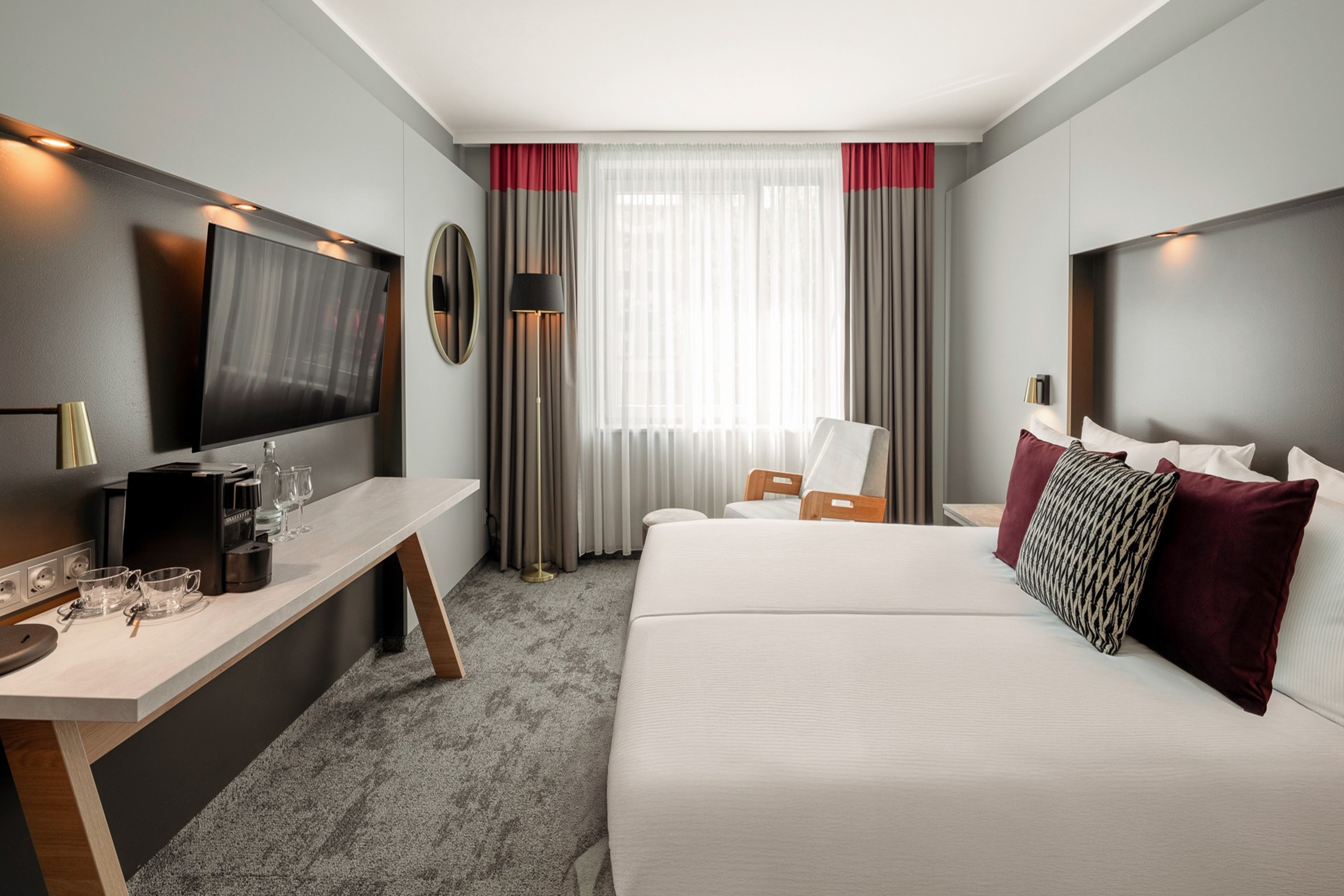 Guest room at the Ramada by Wyndham Essen in Essen, Other than US/Canada
