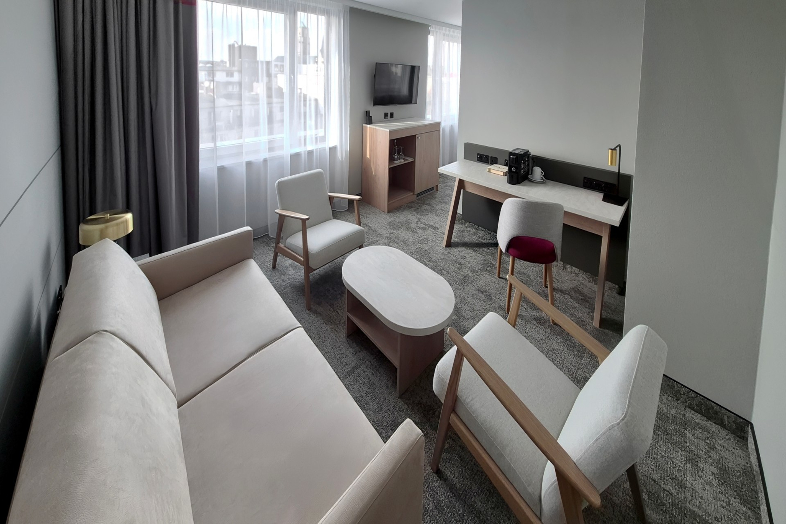 Guest room at the Ramada by Wyndham Essen in Essen, Other than US/Canada