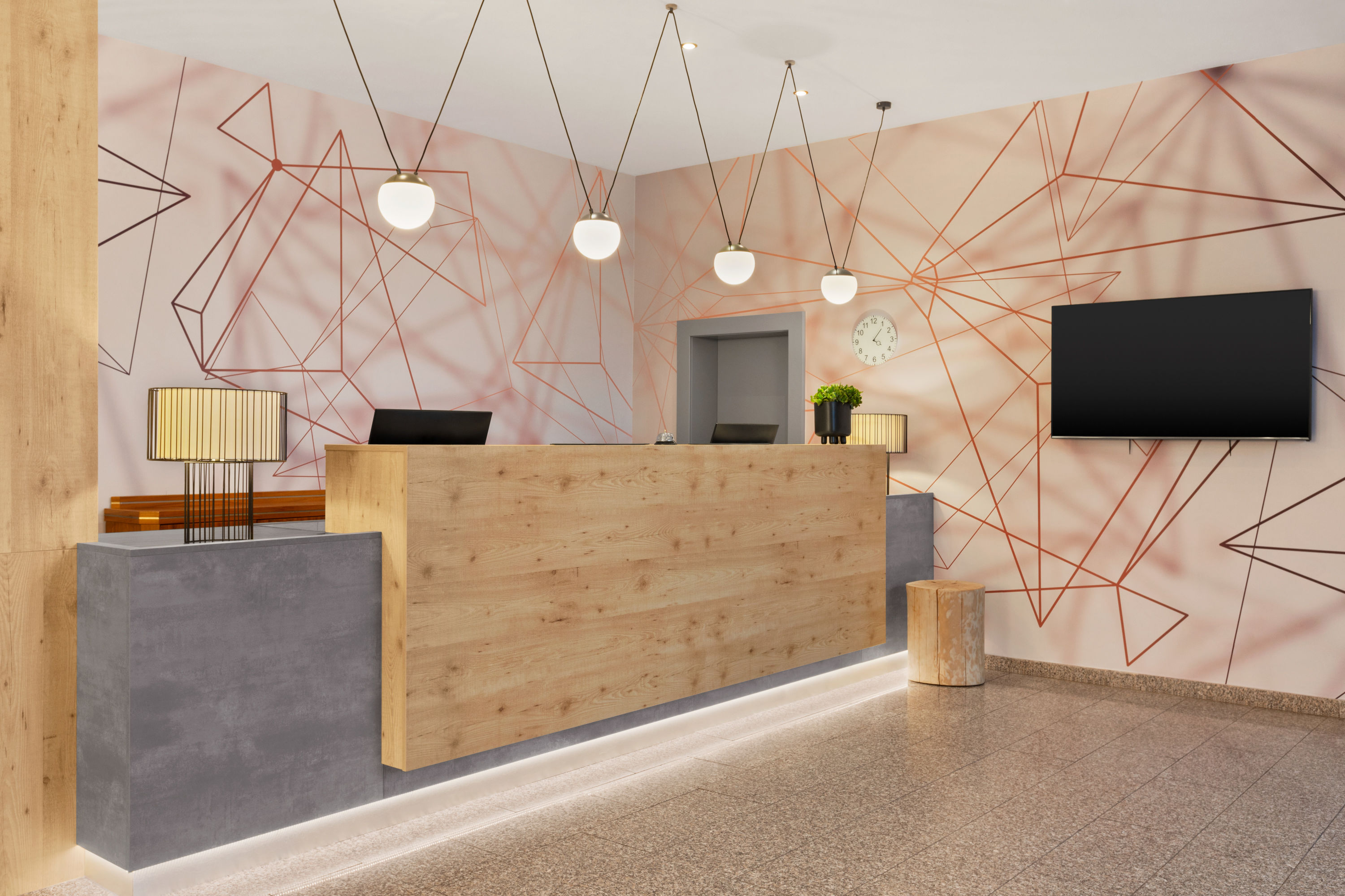 Ramada by Wyndham Muenchen Airport reception in Schwaig / Oberding, Other than US/Canada