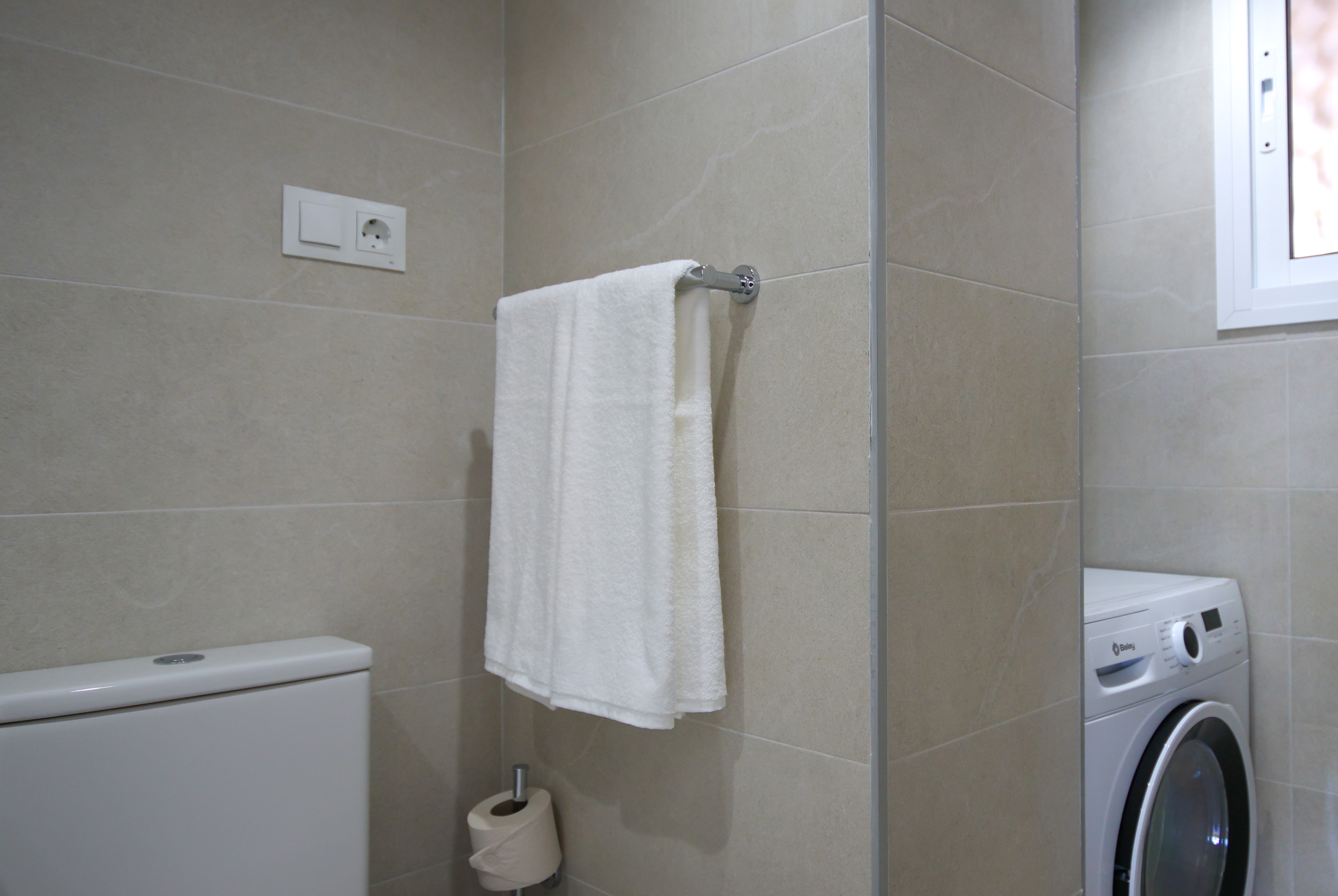 Guest room bath at the Ramada Hotel & Suites by Wyndham Costa del Sol Fuengirola in Mijas Costa, Other than US/Canada