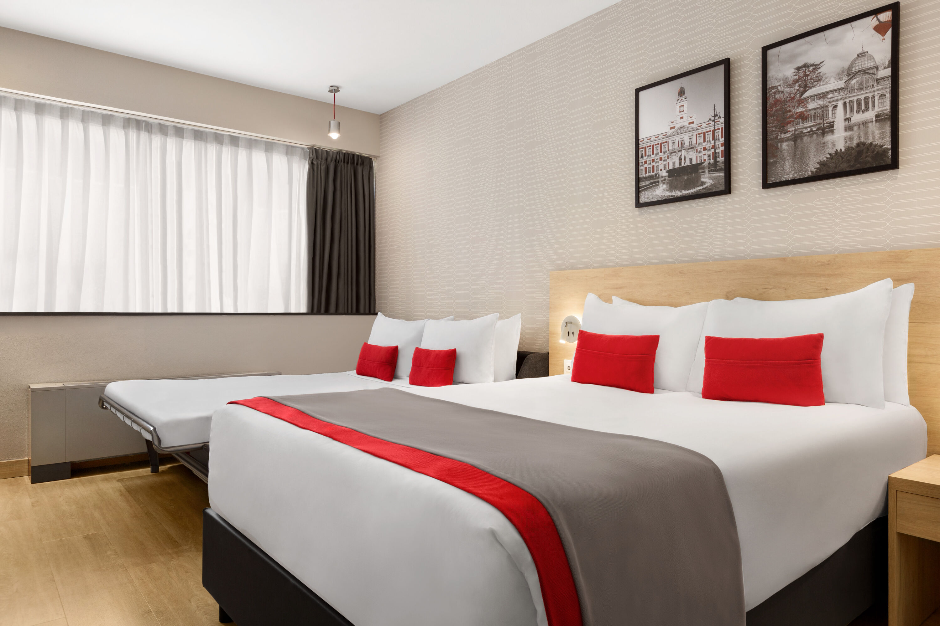 Guest room at the Ramada by Wyndham Madrid Tres Cantos in Tres Cantos, Other than US/Canada