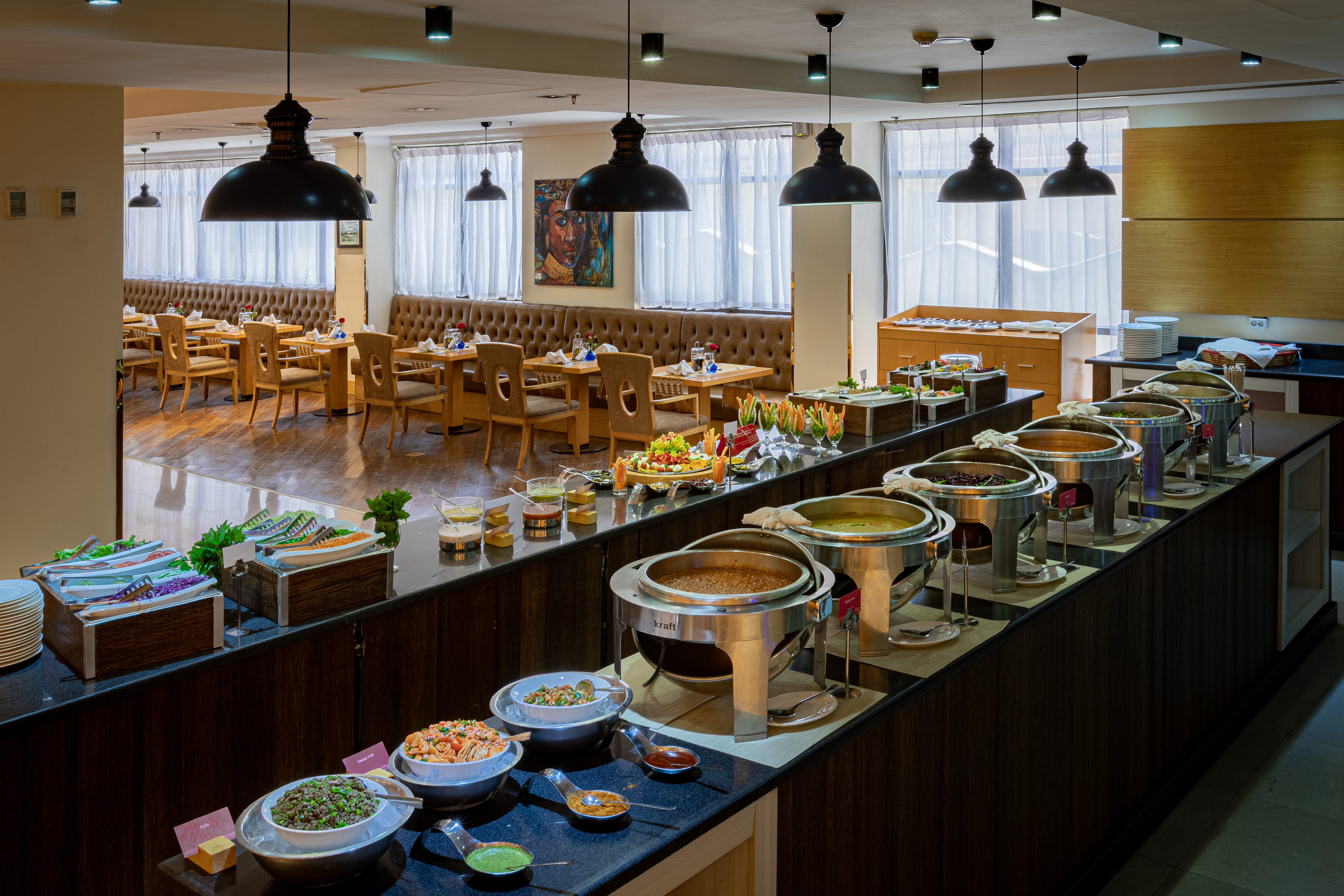 Ramada by Wyndham Addis Ababa restaurant buffet in Addis Ababa, Other than US/Canada