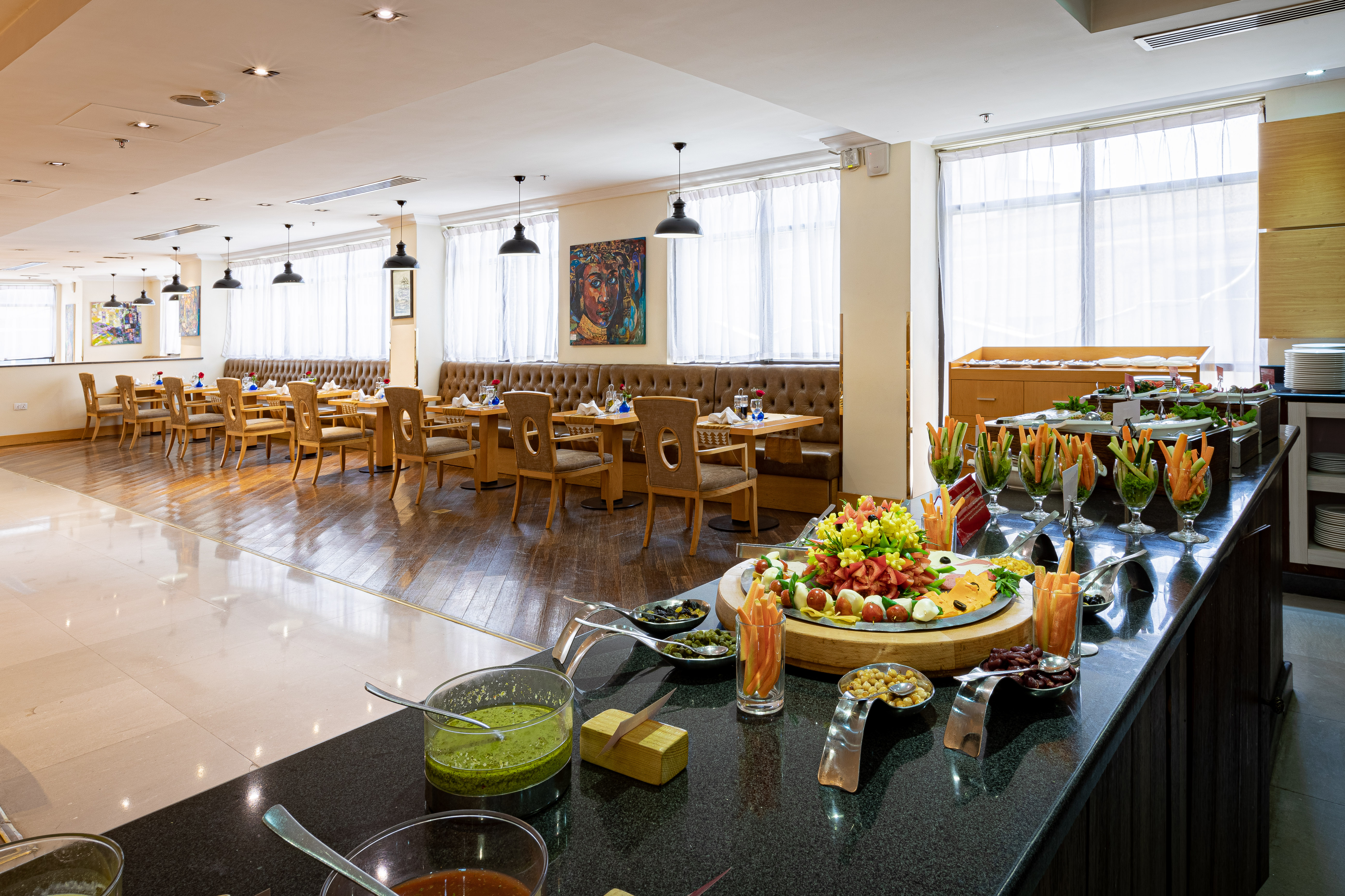 Ramada by Wyndham Addis Ababa restaurant buffet in Addis Ababa, Other than US/Canada