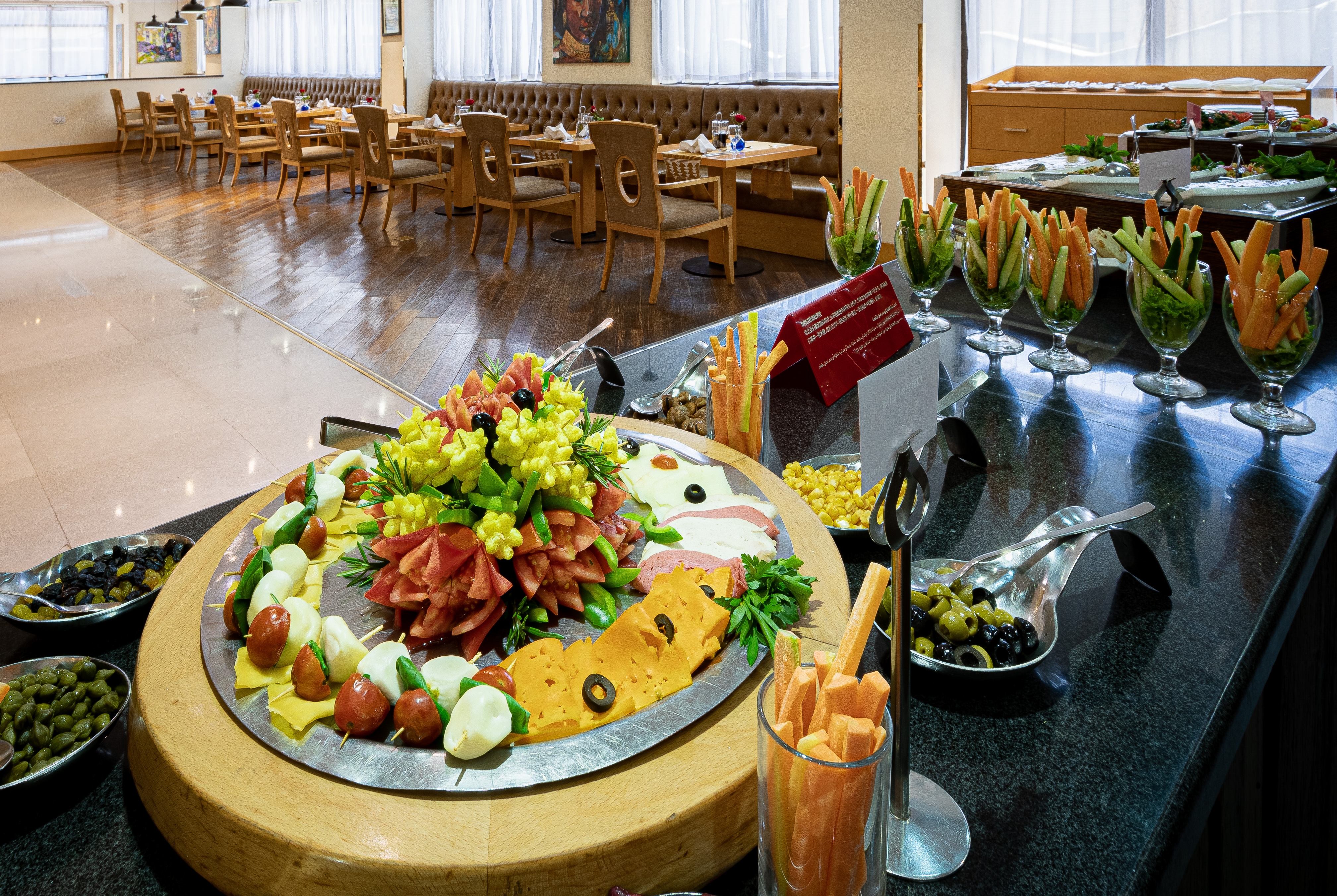 Ramada by Wyndham Addis Ababa restaurant buffet in Addis Ababa, Other than US/Canada