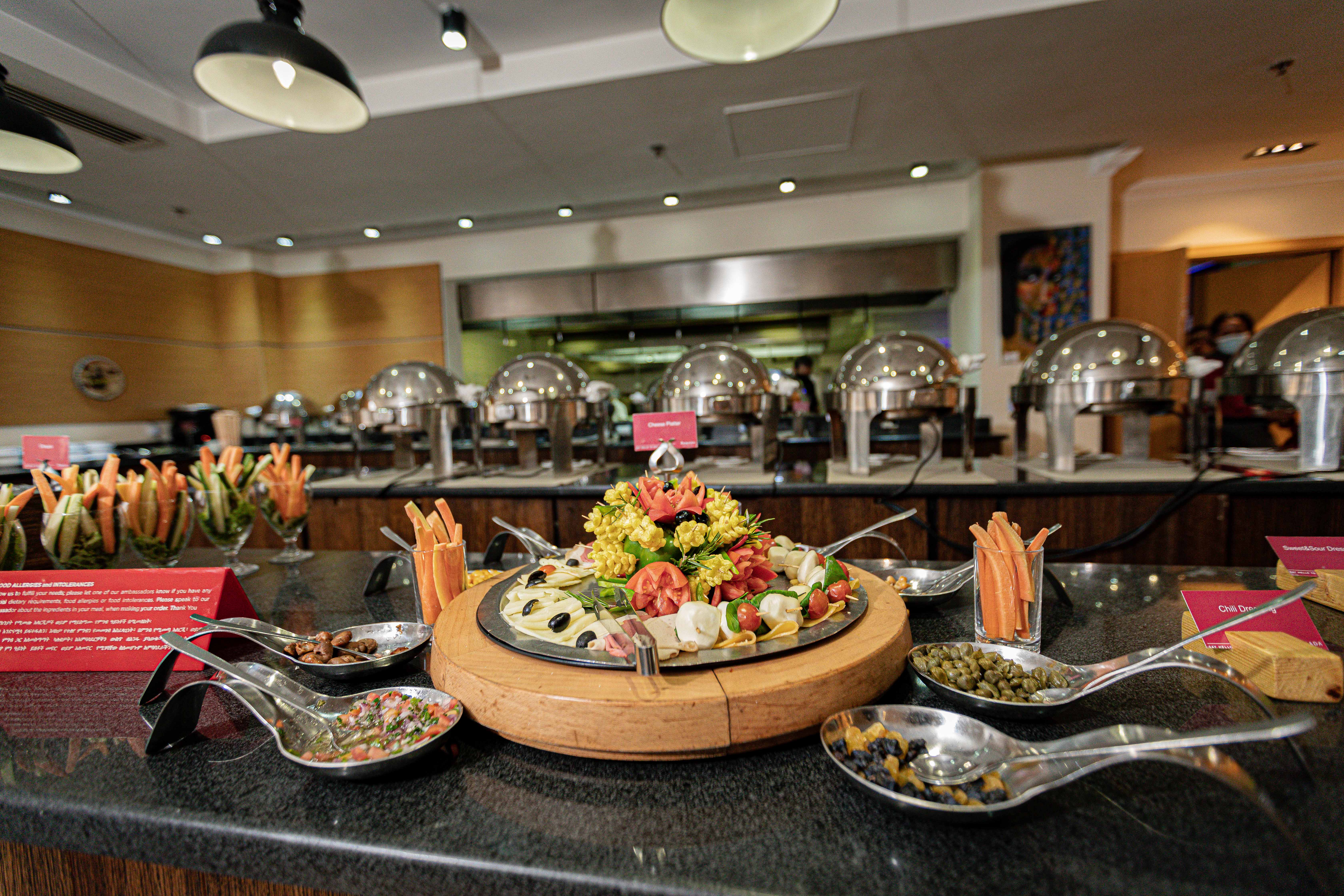 Ramada by Wyndham Addis Ababa restaurant buffet in Addis Ababa, Other than US/Canada