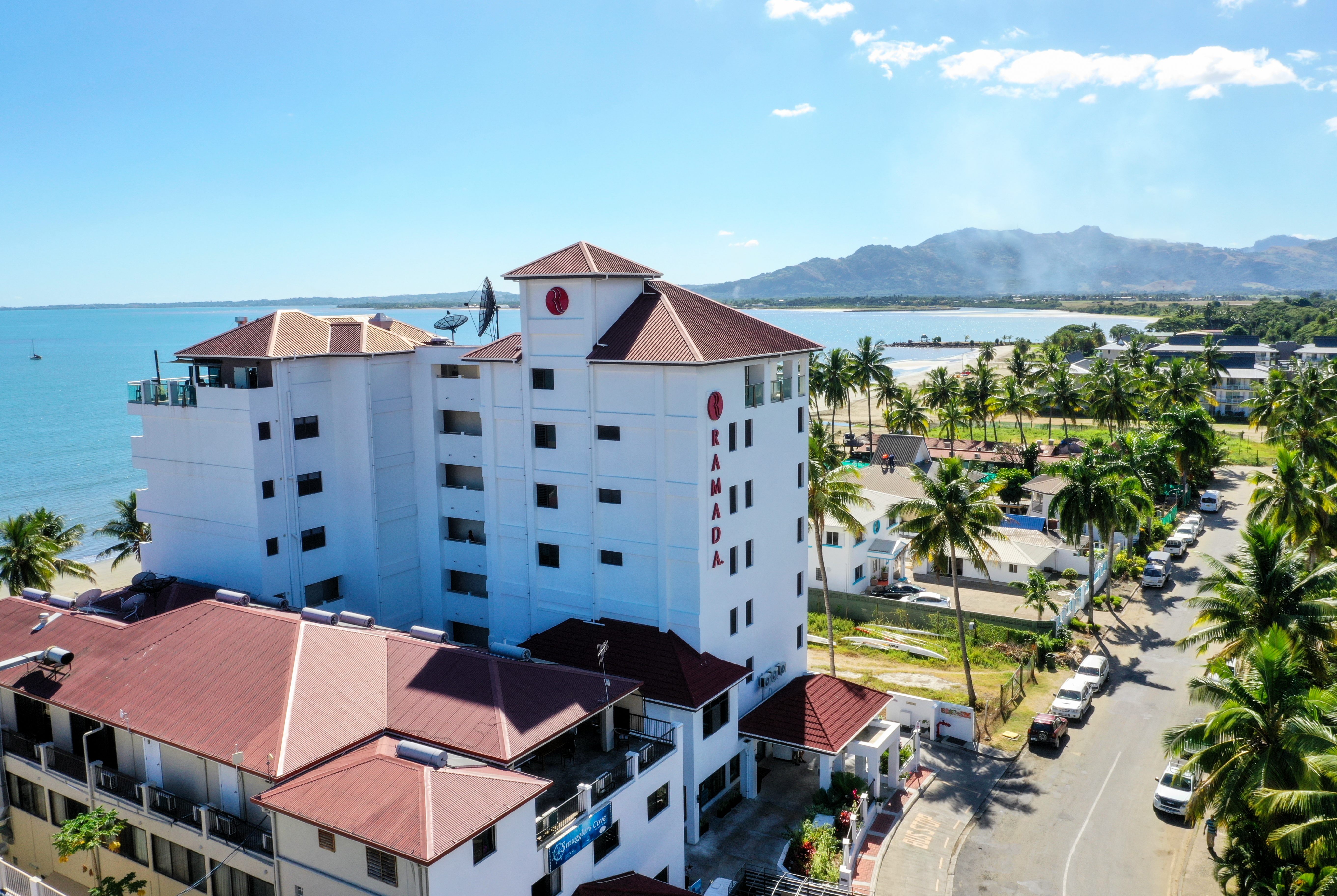 Exterior of Ramada Suites by Wyndham Wailoaloa Beach Fiji hotel in Nadi, Other than US/Canada