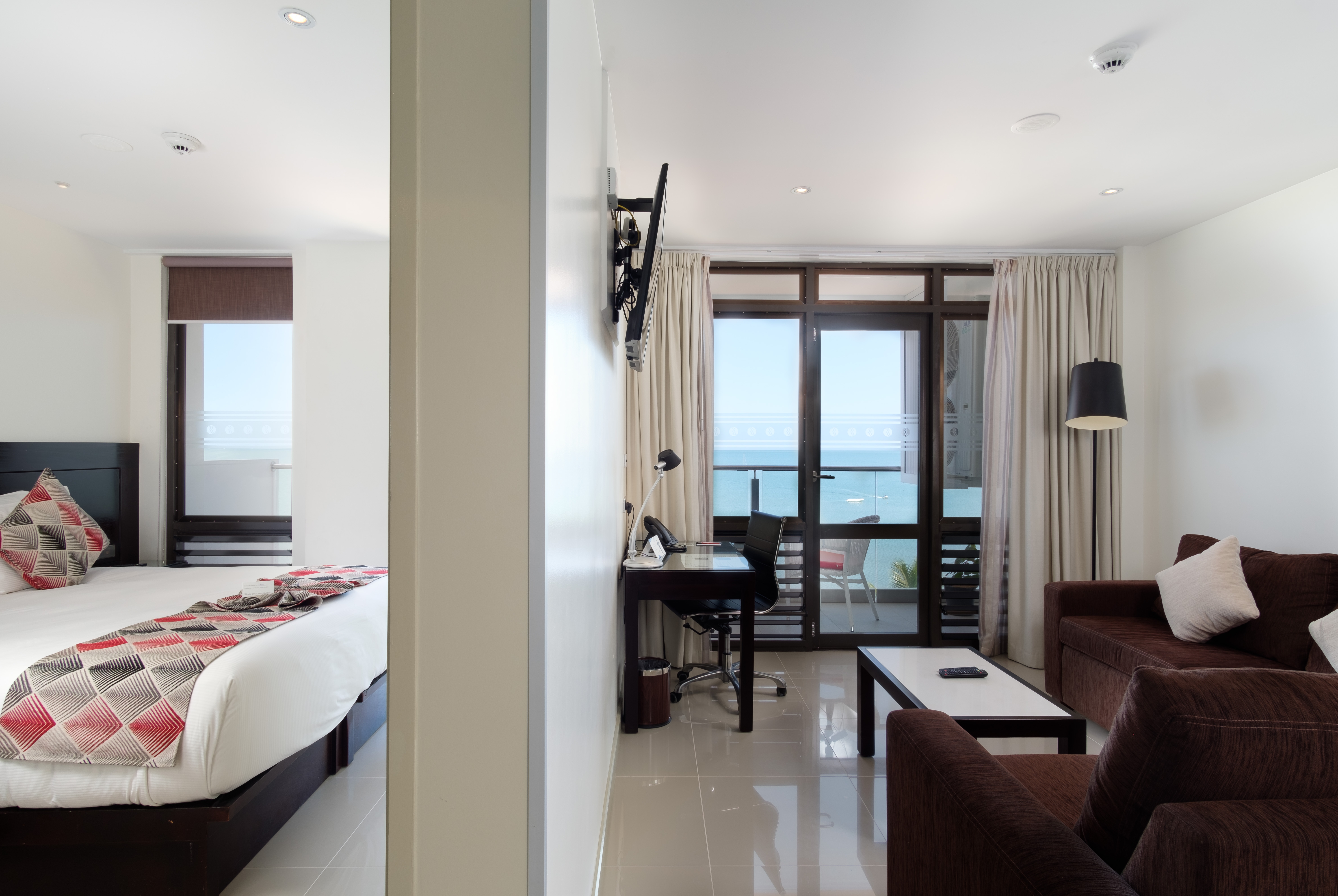 Guest room at the Ramada Suites by Wyndham Wailoaloa Beach Fiji in Nadi, Other than US/Canada