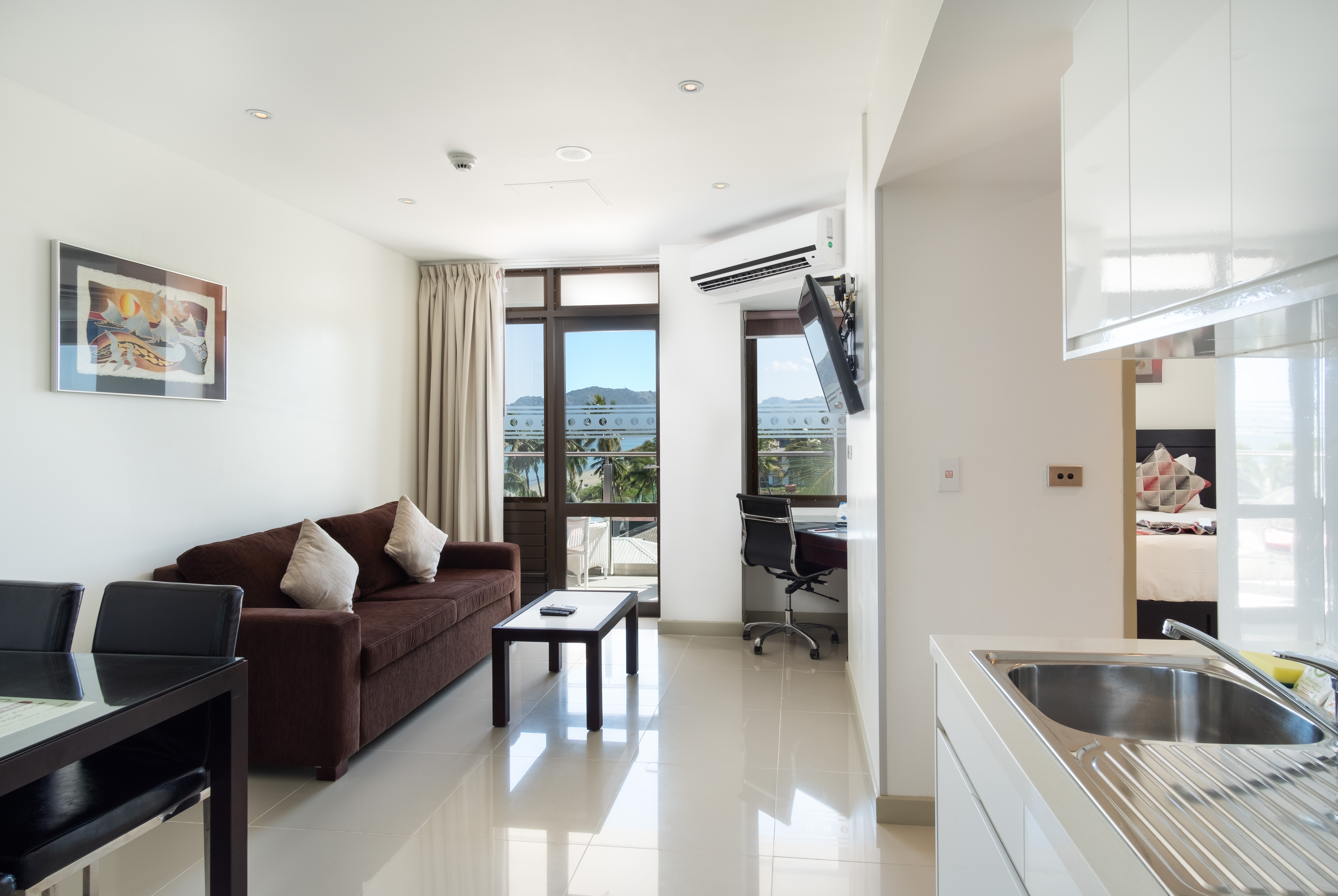 Guest room at the Ramada Suites by Wyndham Wailoaloa Beach Fiji in Nadi, Other than US/Canada