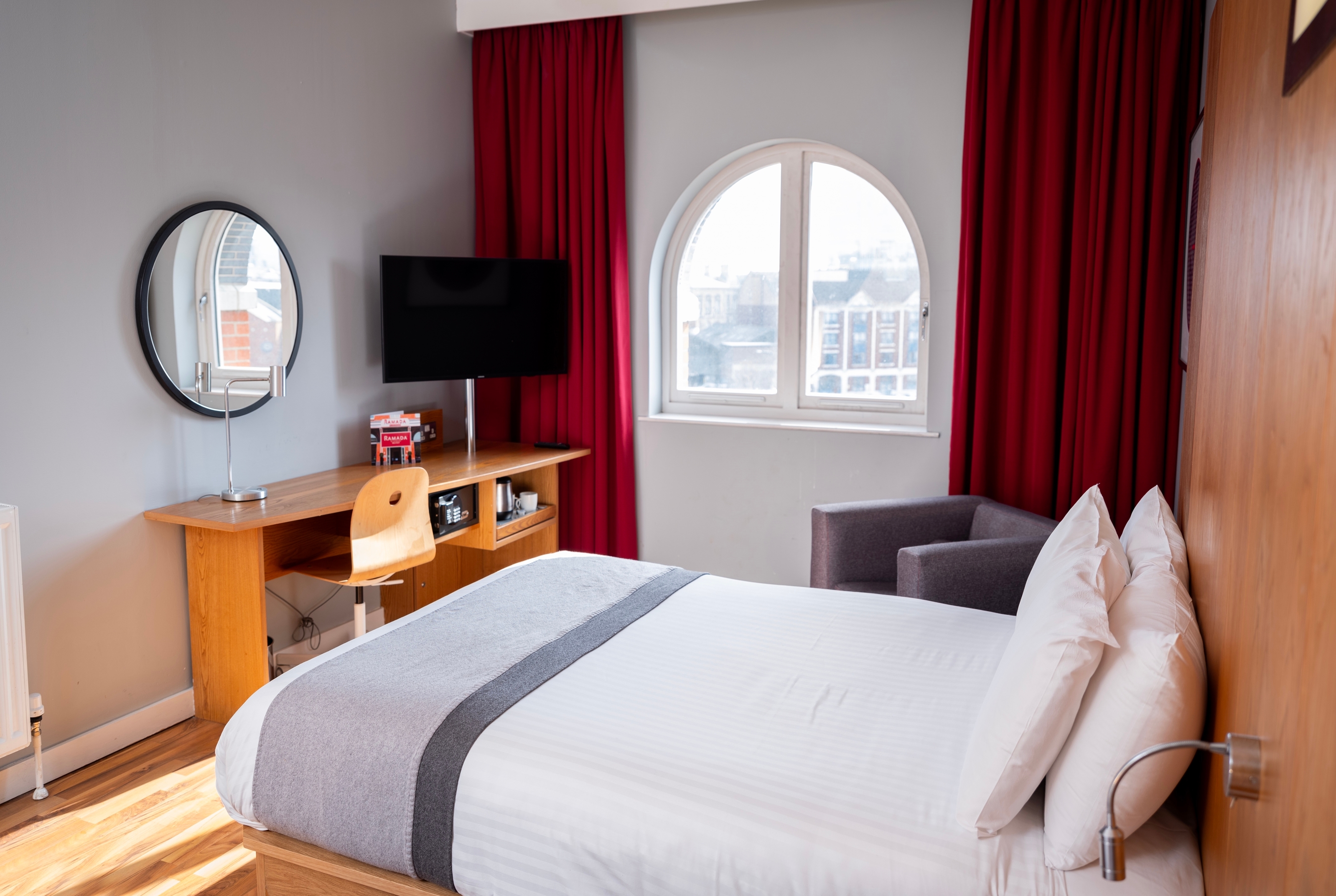 Guest room at the Ramada by Wyndham Belfast City Centre in Belfast, Other than US/Canada