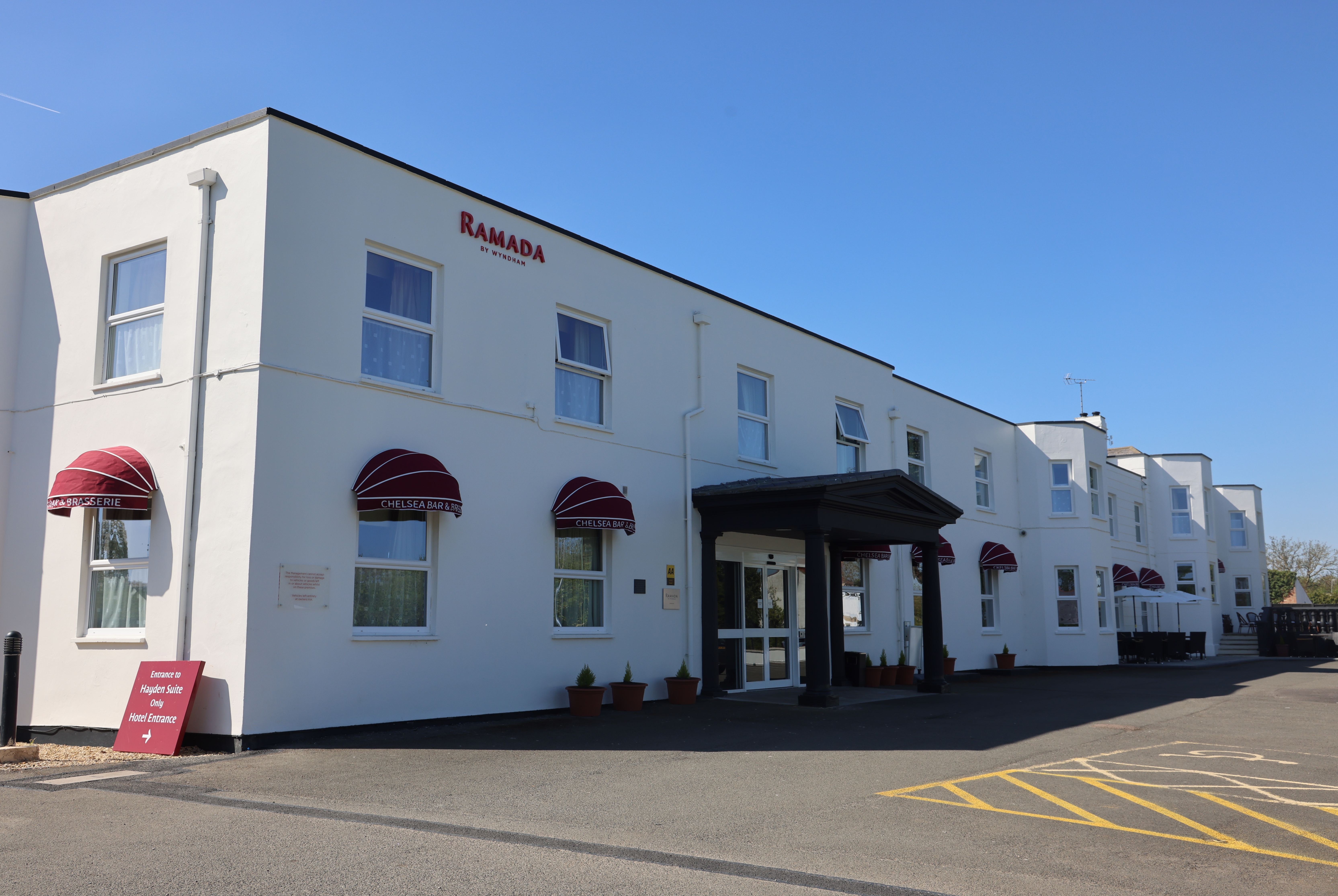 Exterior of Ramada by Wyndham Cheltenham hotel in Cheltenham, Other than US/Canada
