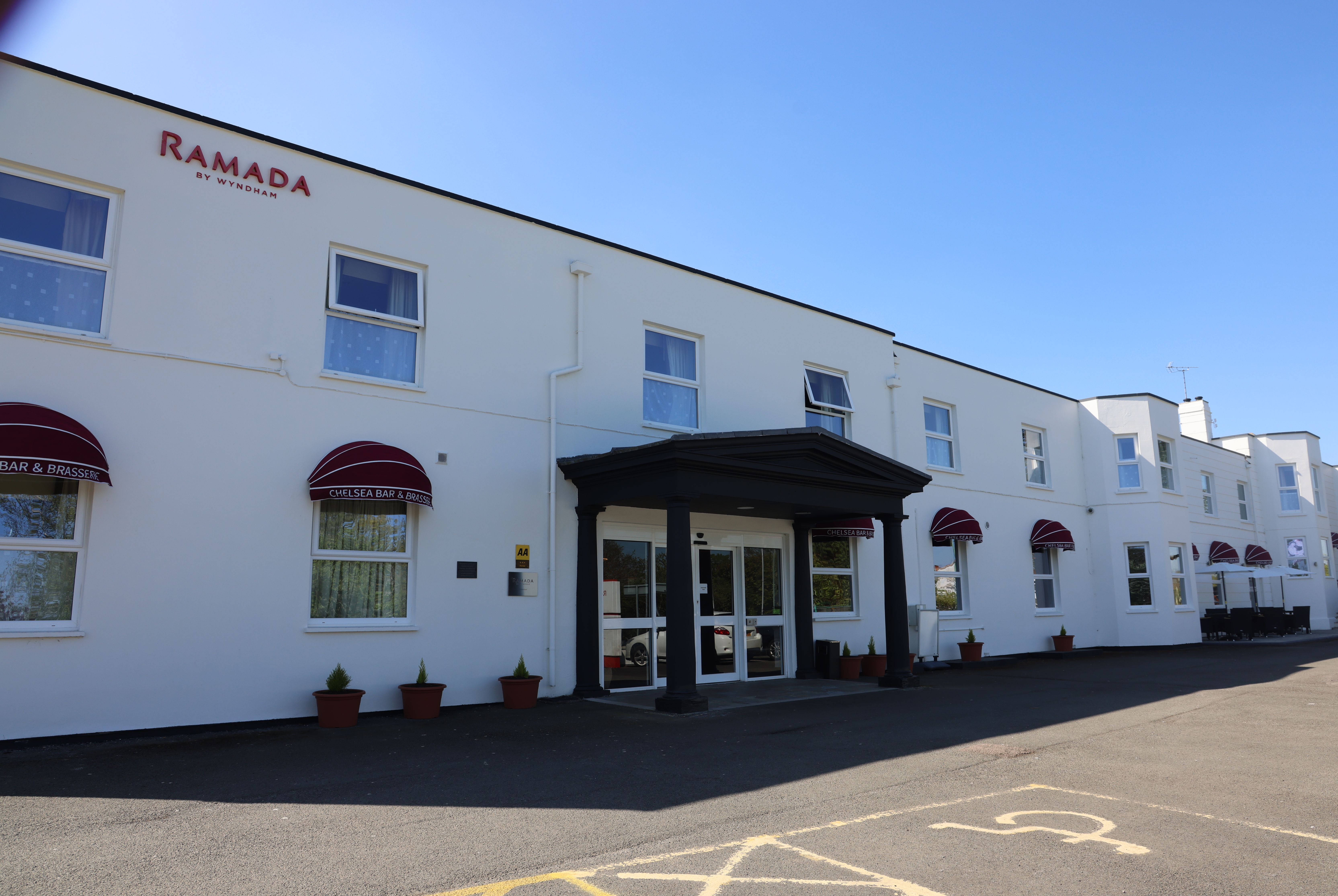Exterior of Ramada by Wyndham Cheltenham hotel in Cheltenham, Other than US/Canada