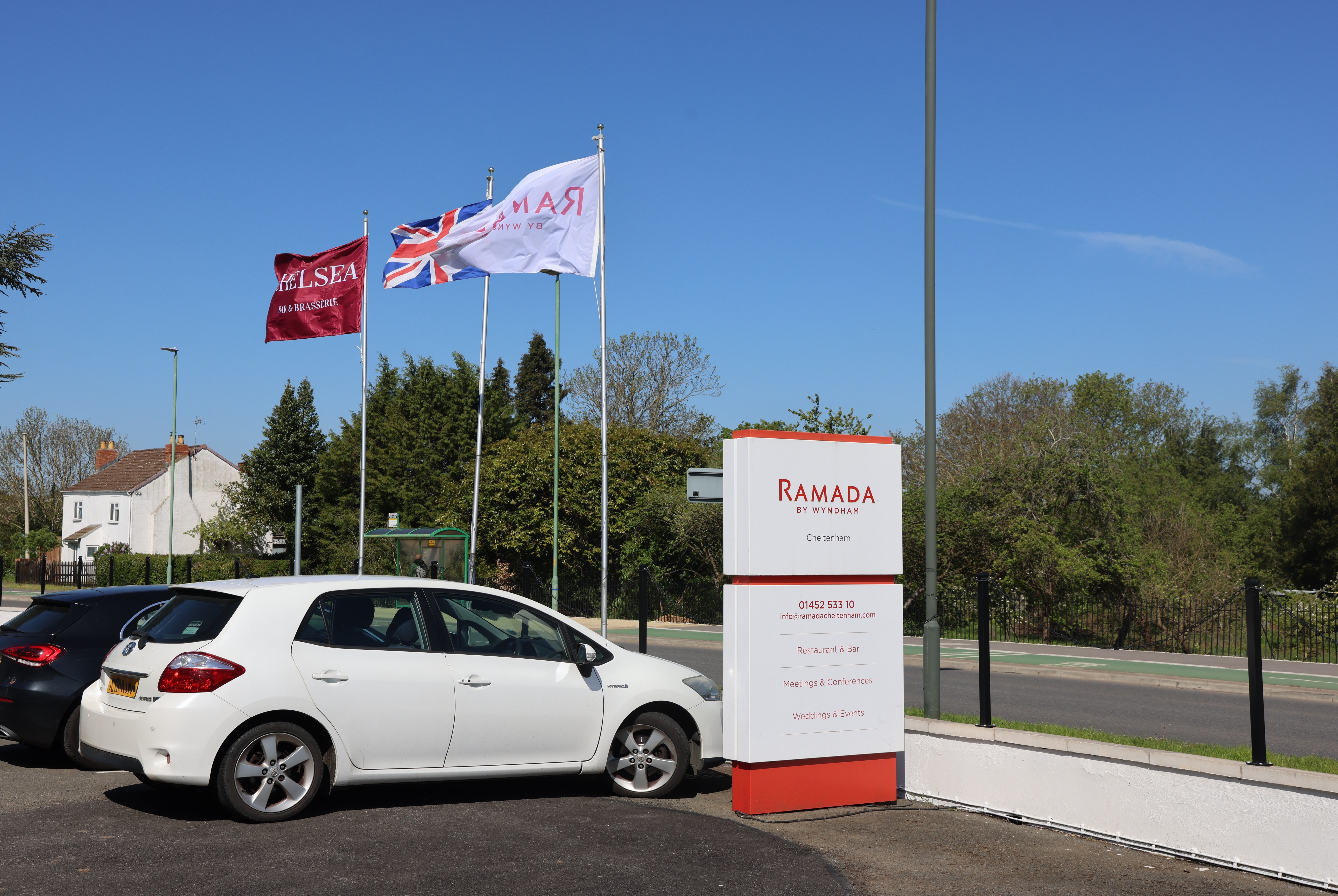 Exterior of Ramada by Wyndham Cheltenham hotel in Cheltenham, Other than US/Canada