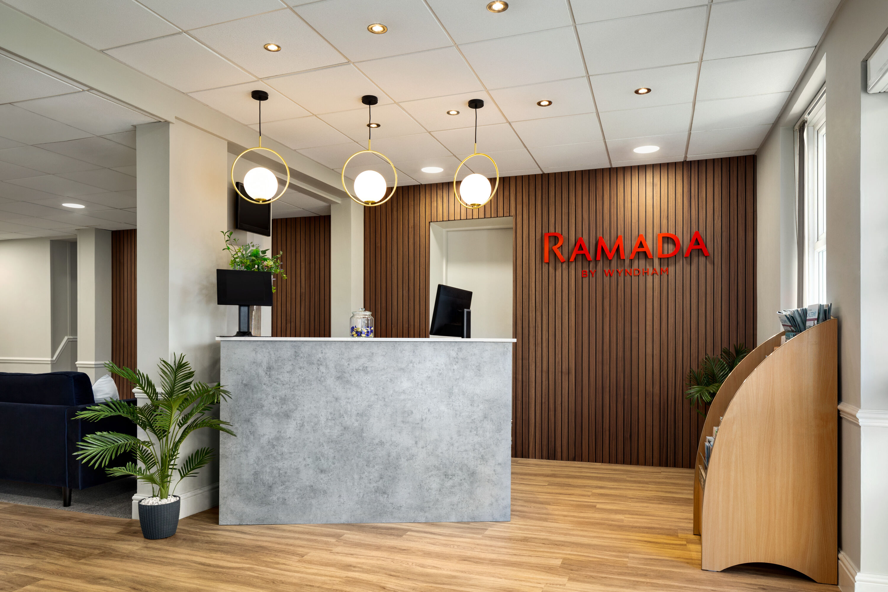 Ramada by Wyndham Cheltenham reception in Cheltenham, Other than US/Canada