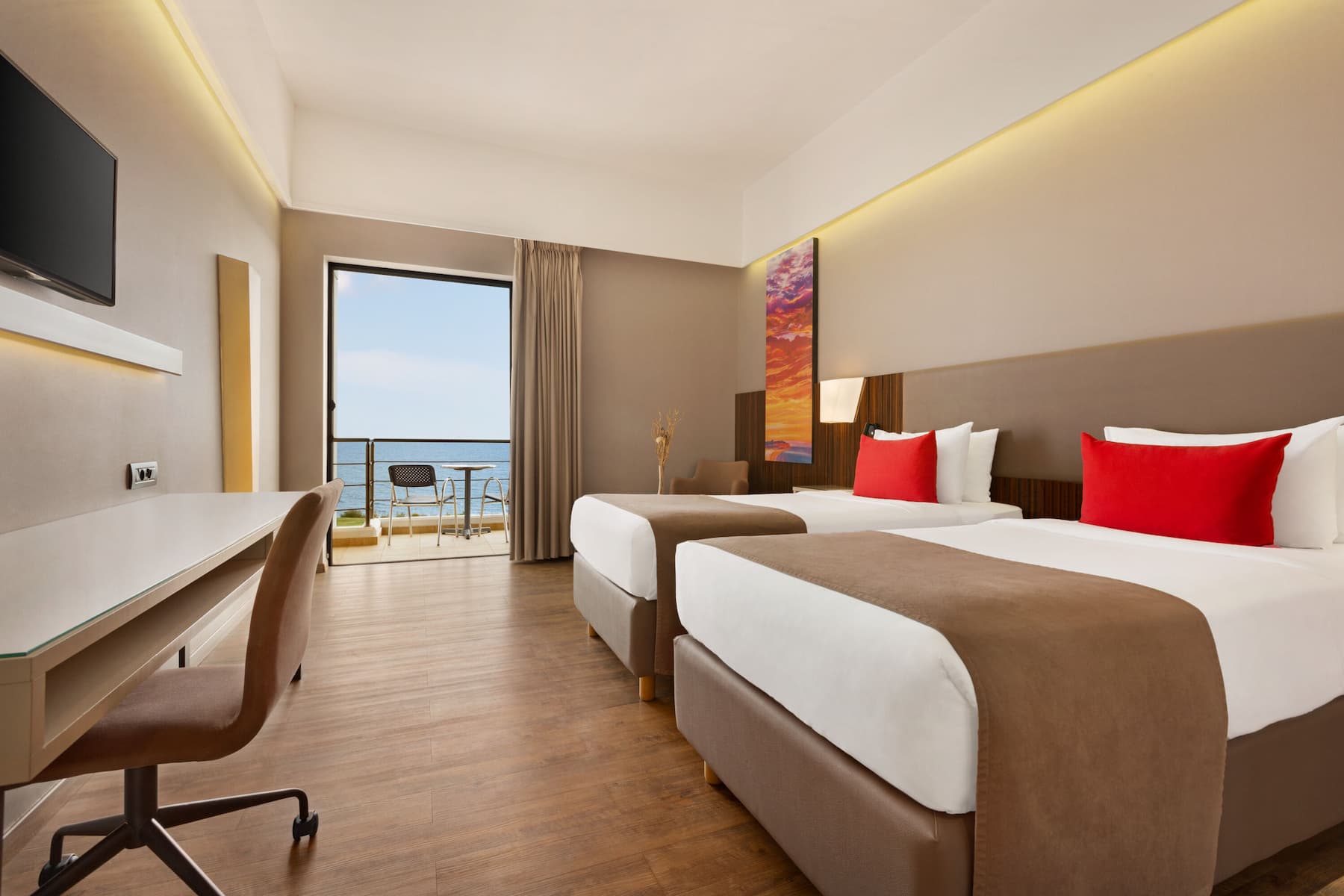 Guest room at the Ramada Plaza by Wyndham Thraki in Alexandroupolis, Other than US/Canada