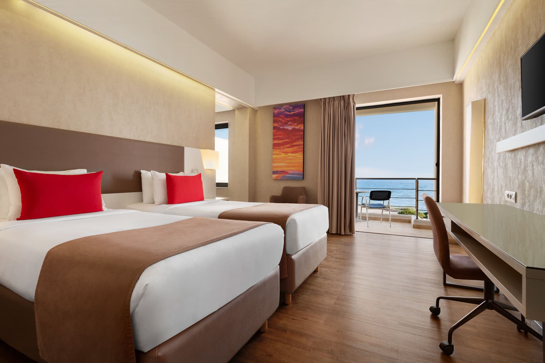 Guest room at the Ramada Plaza by Wyndham Thraki in Alexandroupolis, Other than US/Canada