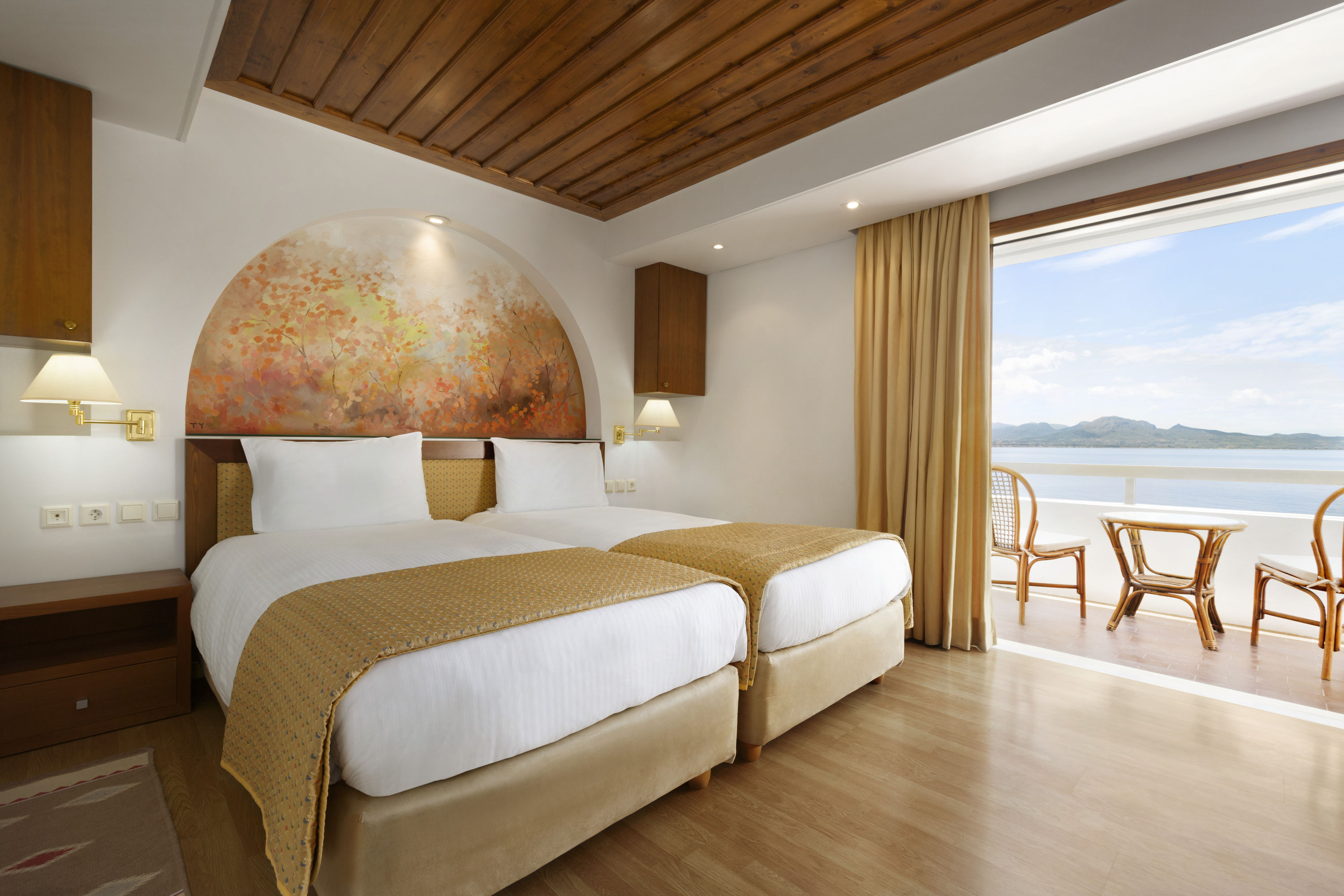 Guest room at the Ramada by Wyndham Loutraki Poseidon Resort in Loutraki, Other than US/Canada