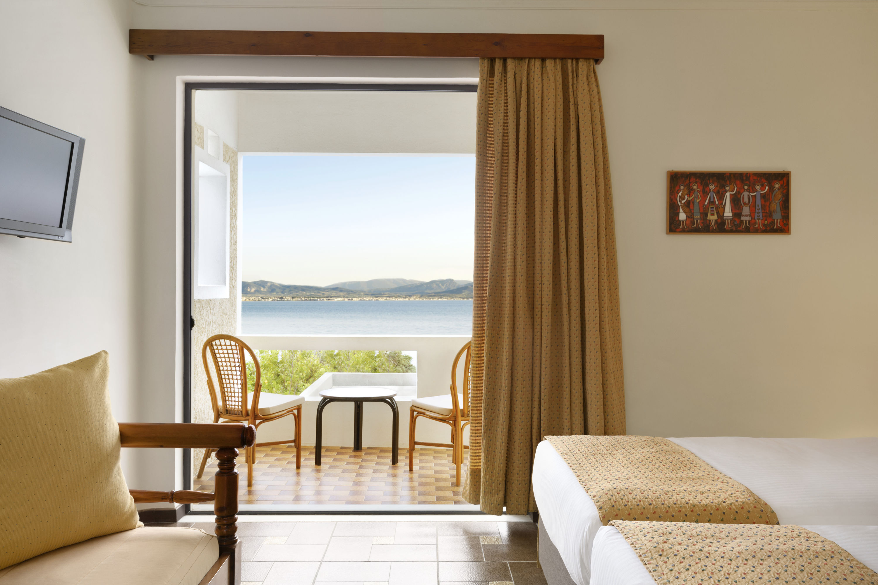 Guest room at the Ramada by Wyndham Loutraki Poseidon Resort in Loutraki, Other than US/Canada